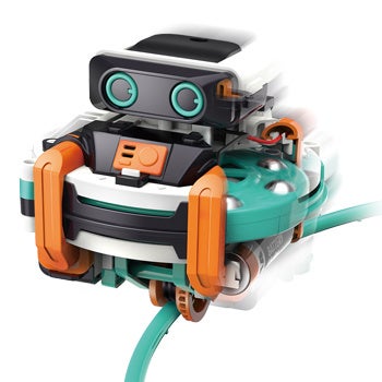 エレキットから新発売！ジャイロ効果を利用した不思議なロボット「ジャイロスター」が1本レールを走る