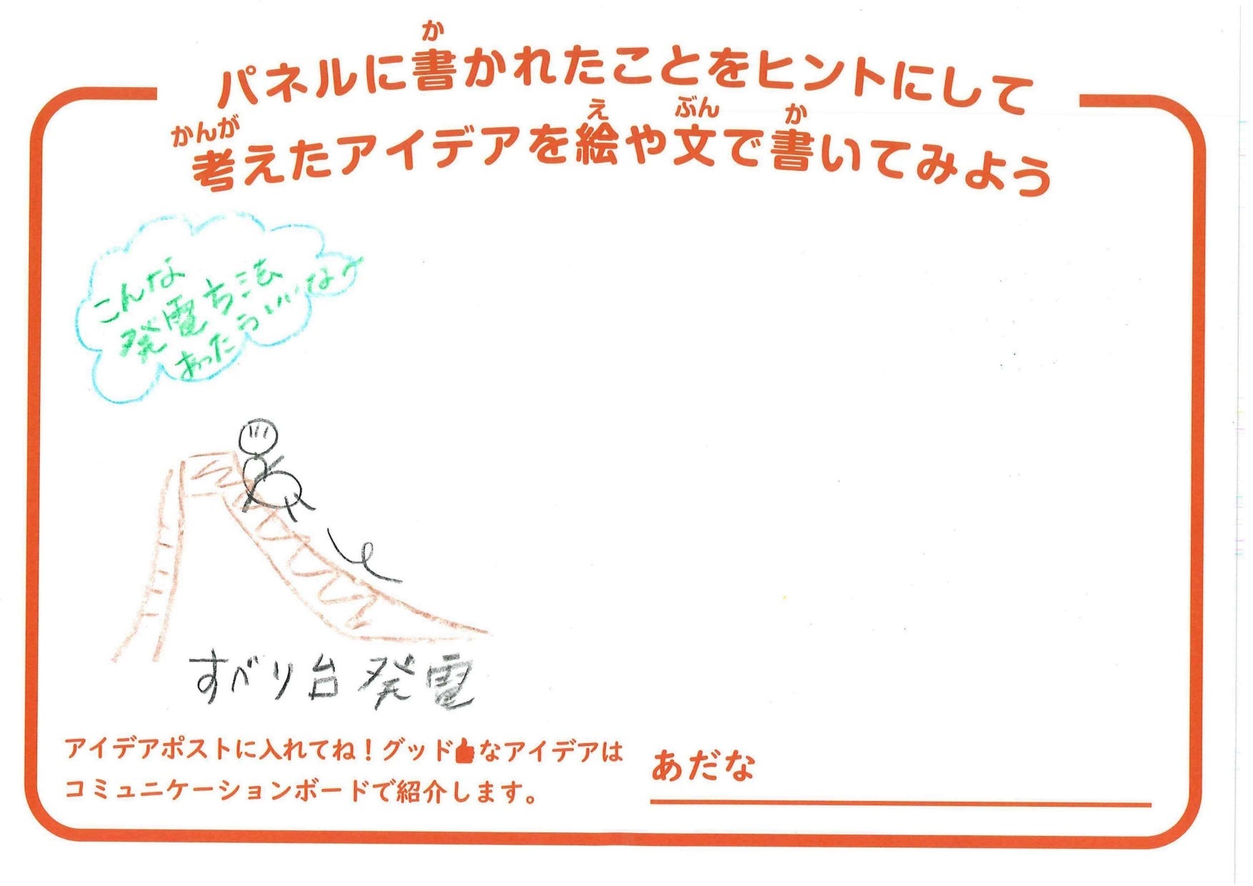 アイデアの一例