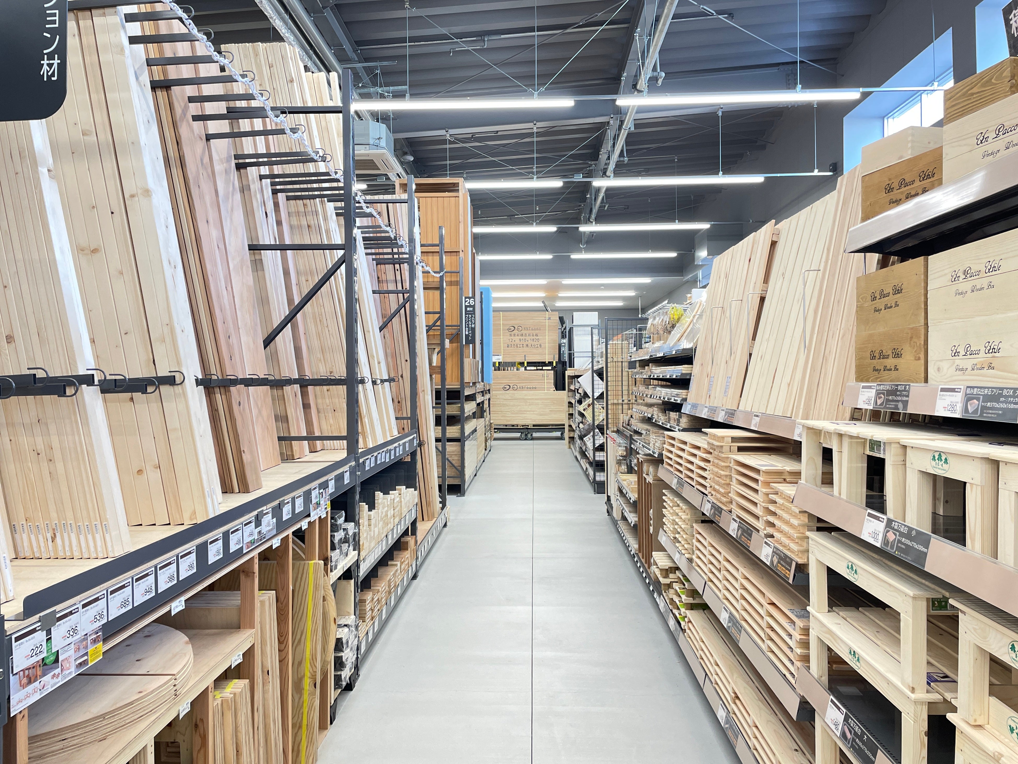 木材・建材売場