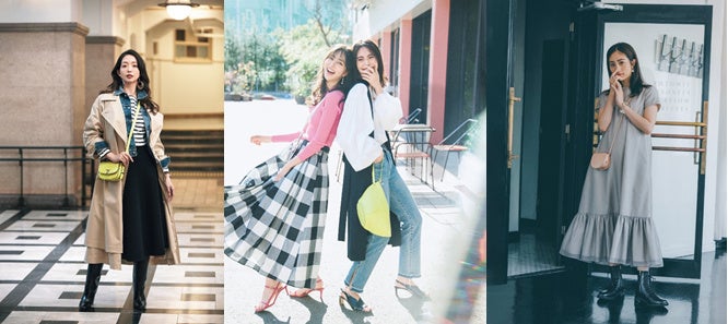 左／松島 花　　中／愛甲千笑美、土屋巴瑞季　　右／堀田 茜