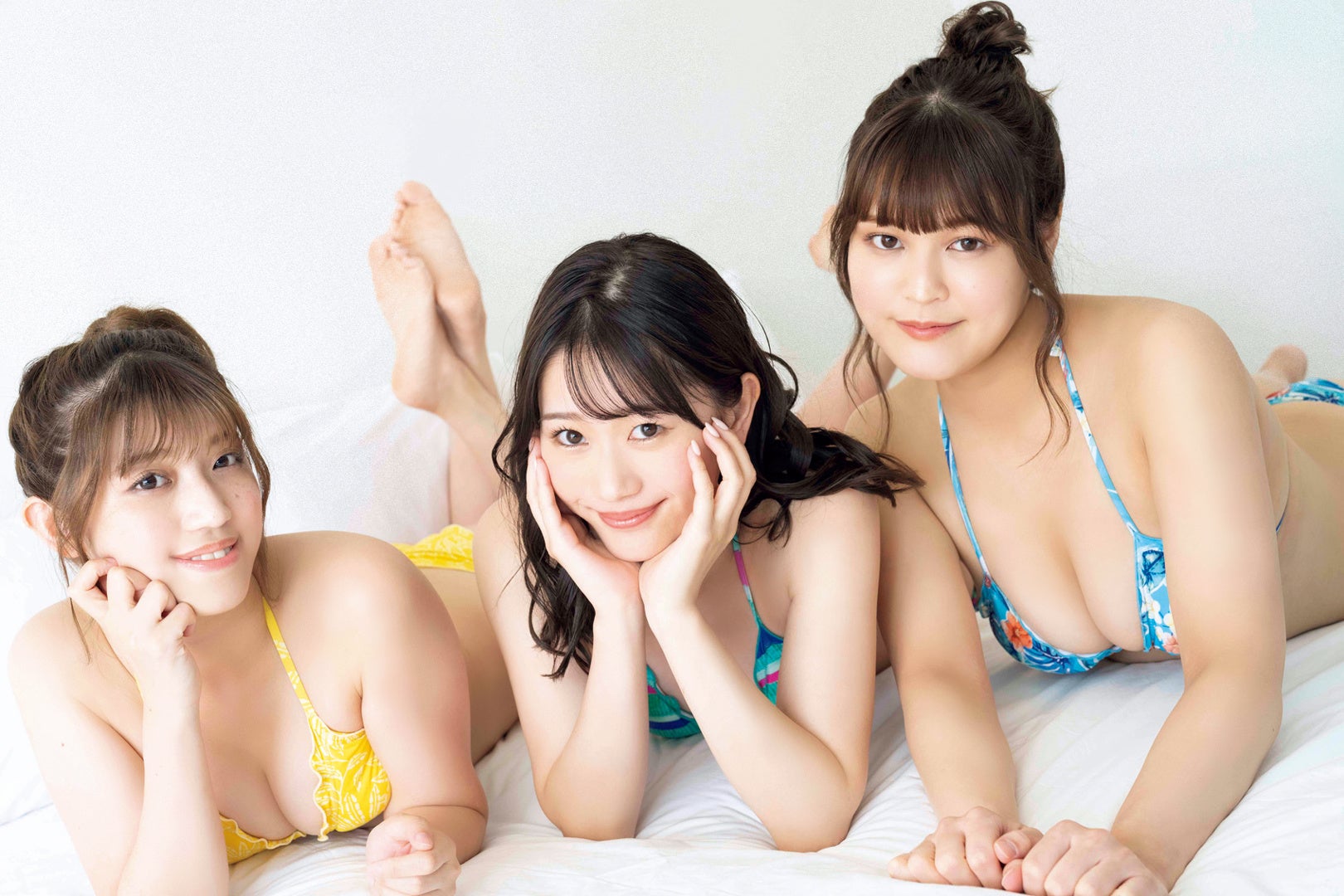 大塚杏奈、笹岡郁未、missha(C)光文社／週刊FLASH 写真◎木村哲夫