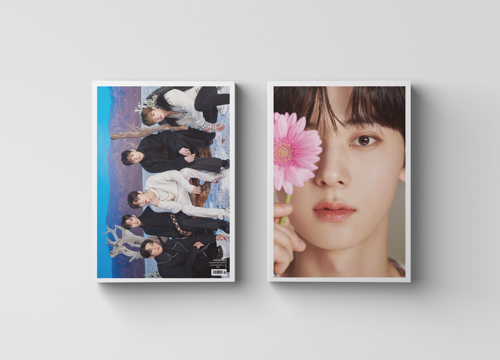 ©Dispatch　Dicon D’FESTA NU’EST MINHYUN version 【右】フロントカバー(3Dレンチキュラー仕様)　【左】バックカバー