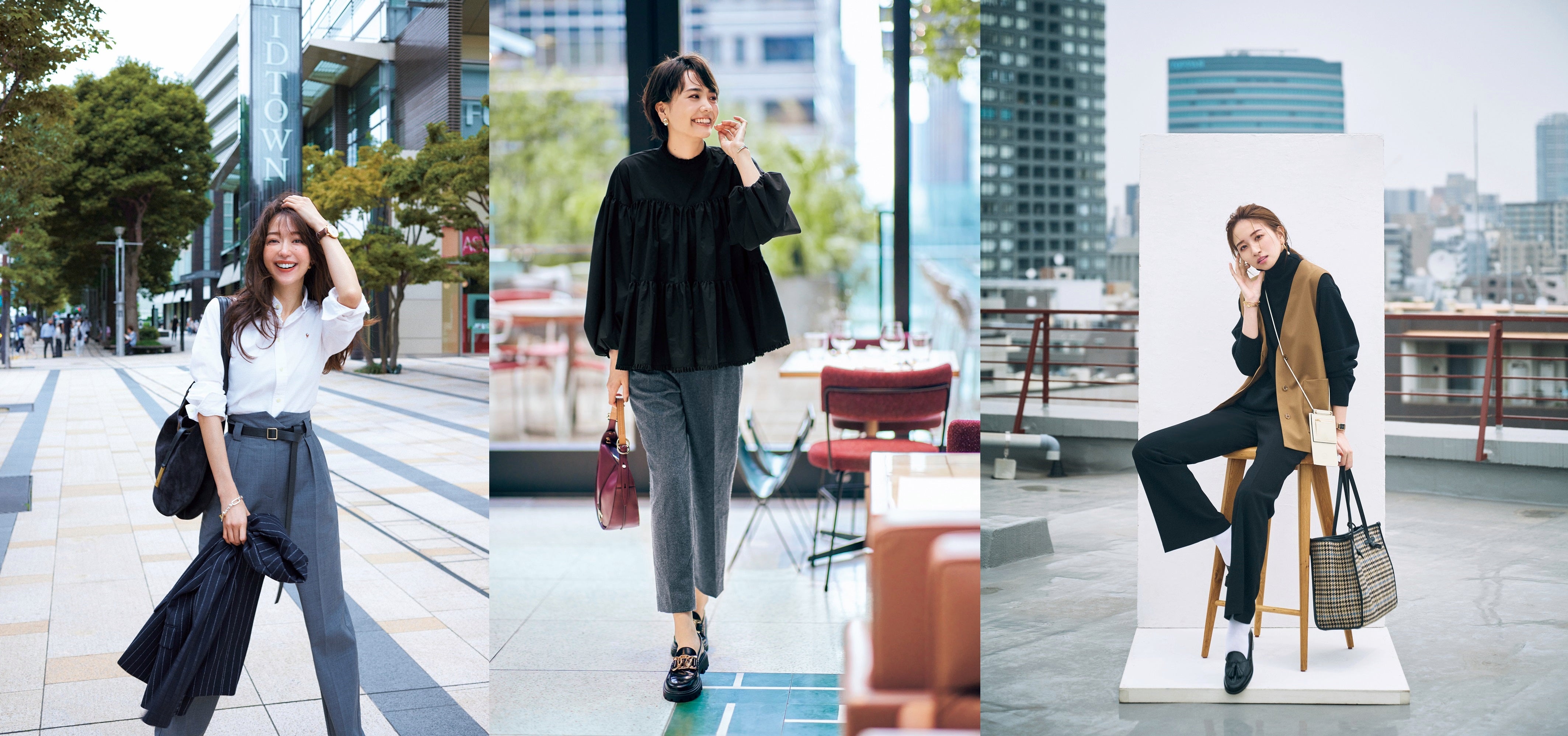 左から／松島 花、松井愛莉、鹿沼憂妃