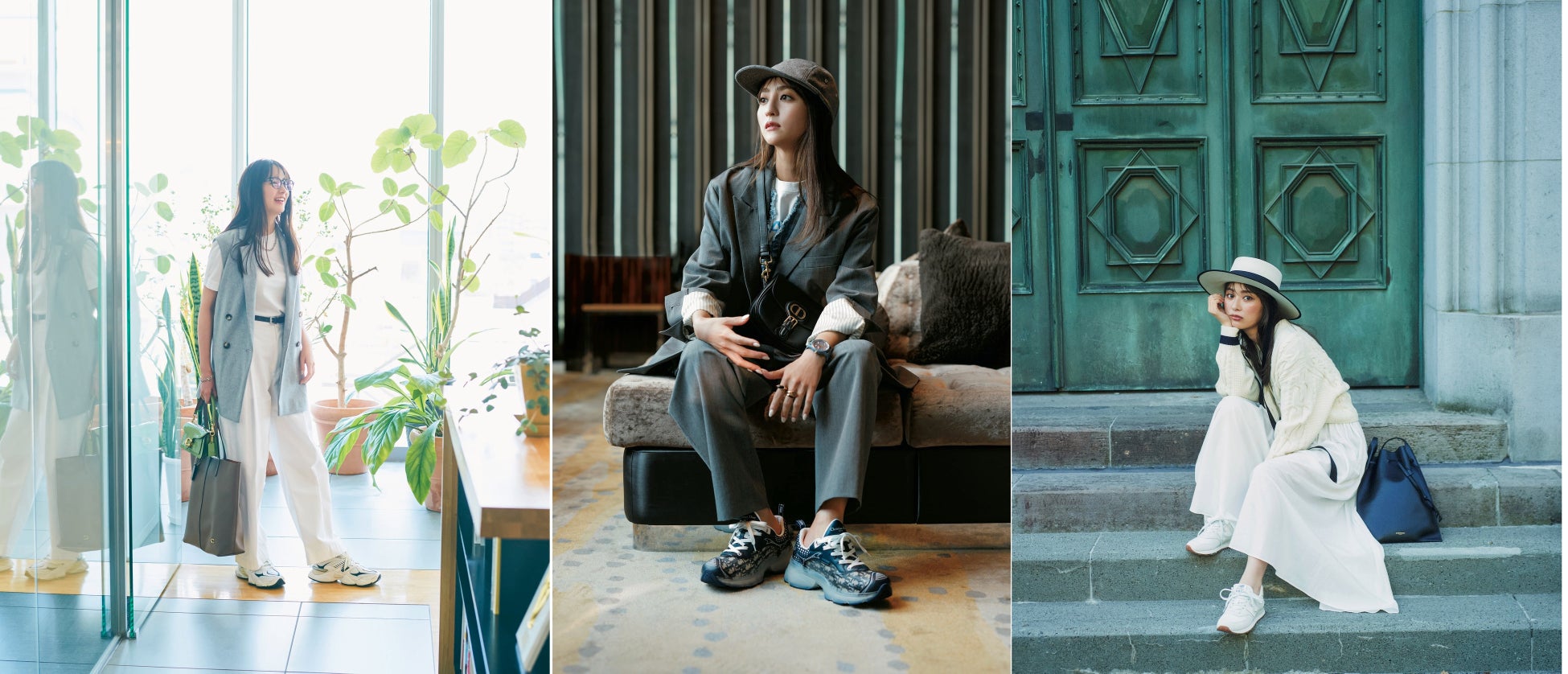 左から/山本美月、堀田 茜、内田理央