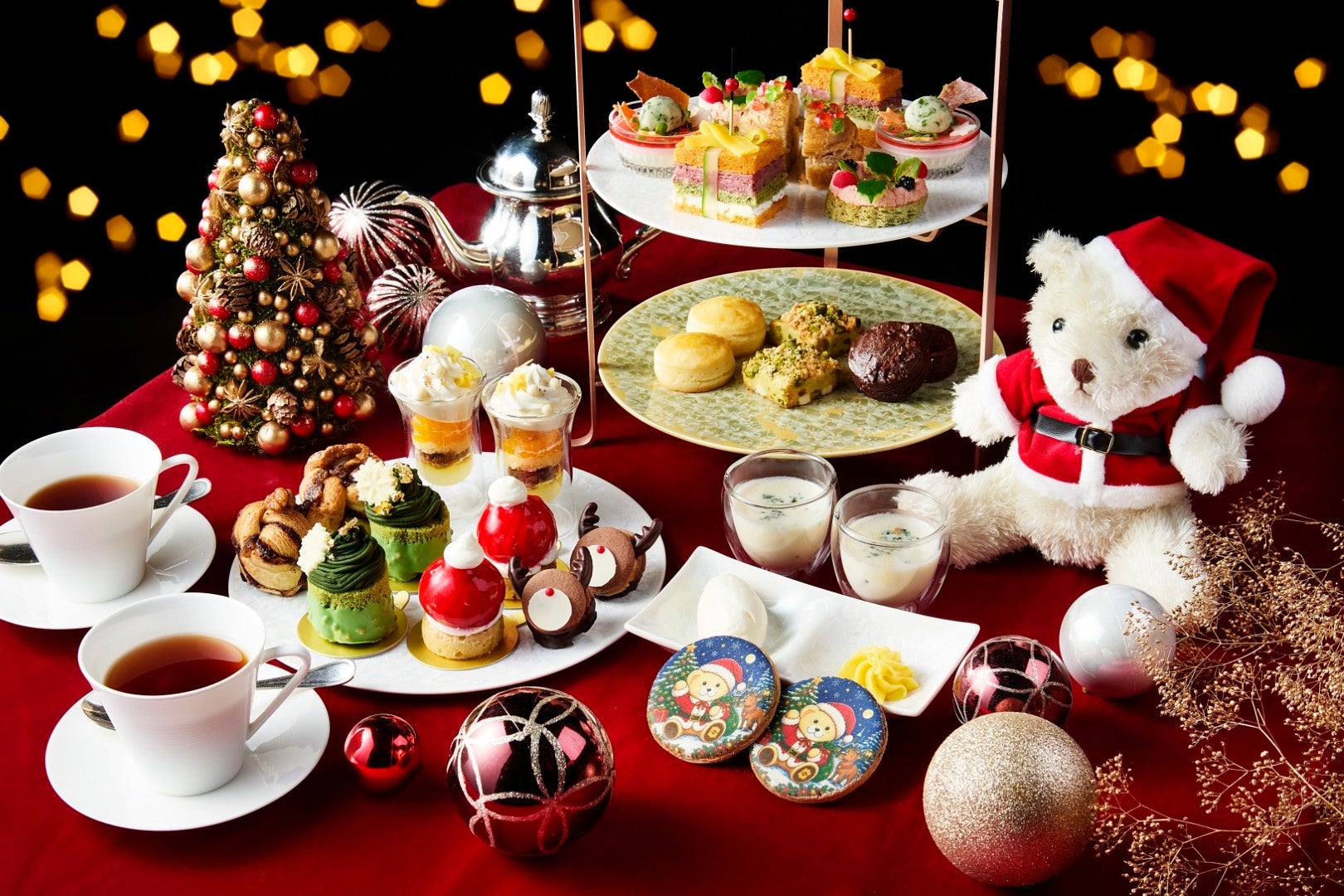 シャングリ・ラ 東京、12月1日から「クリスマスアフタヌーンティー」を開催