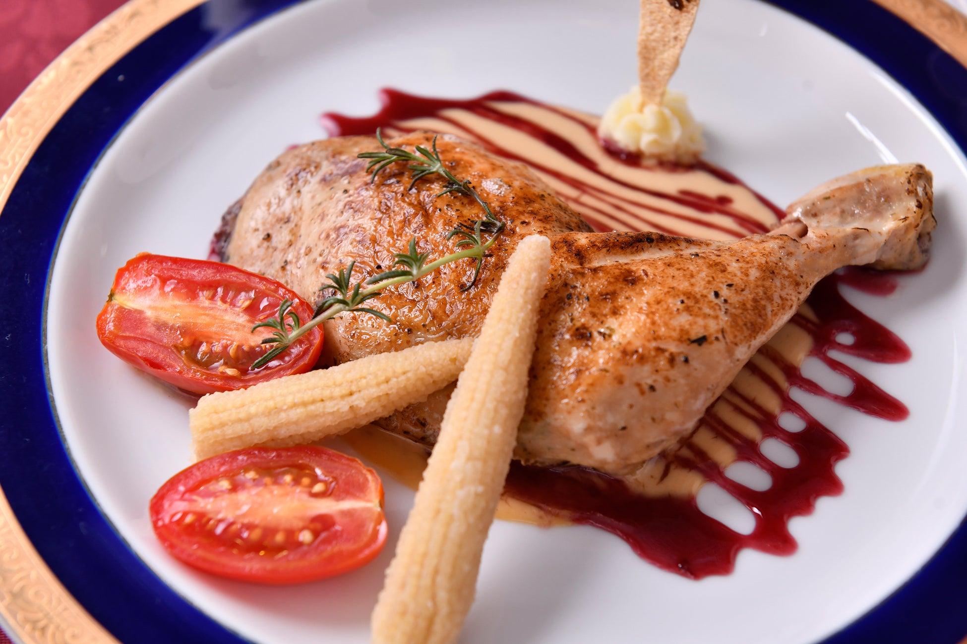 鶏もも肉のコンフィ