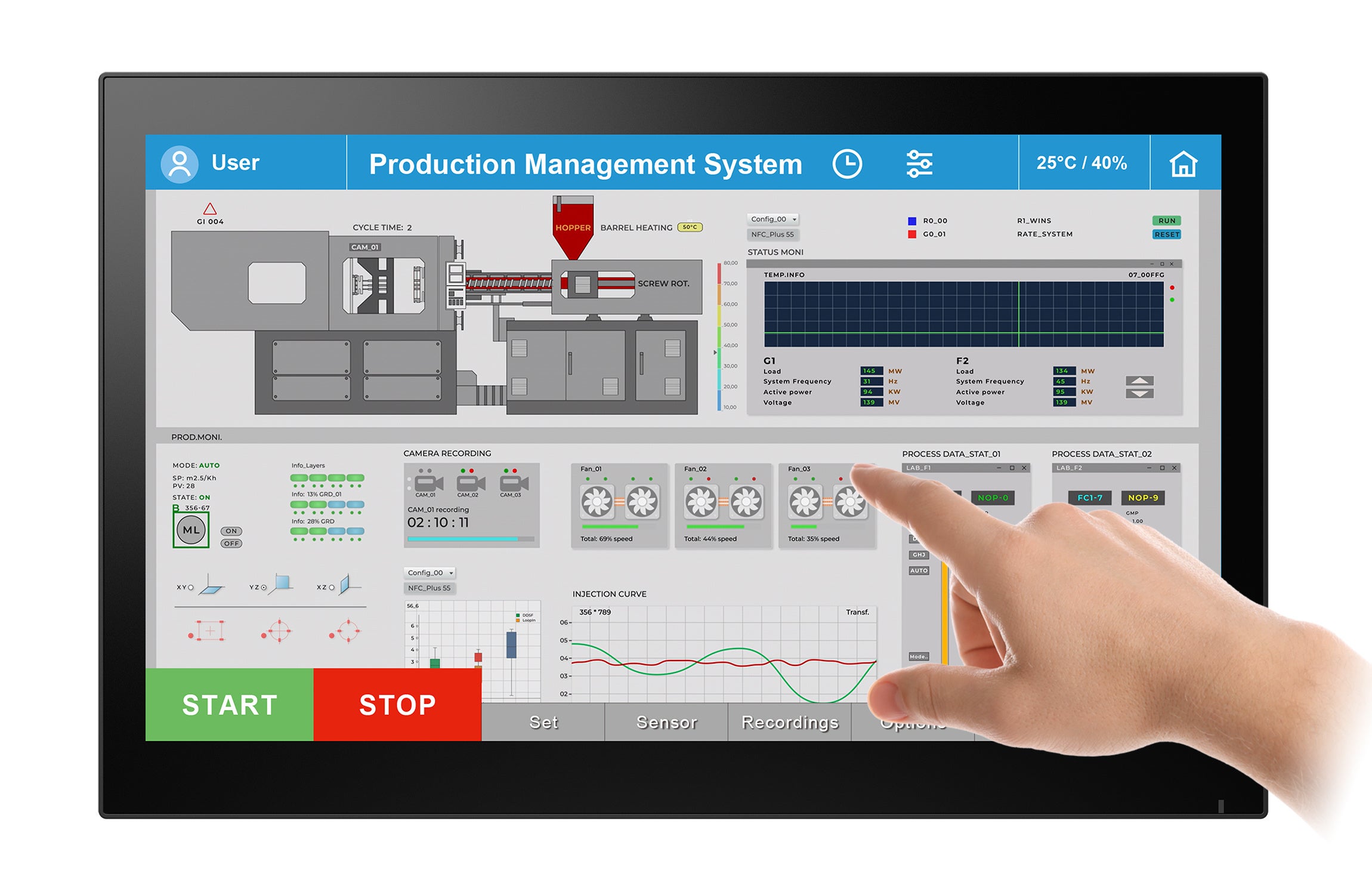小物 eizo EIZOが産業機器組込みやラック取付けに対応する18.5型タッチパネル