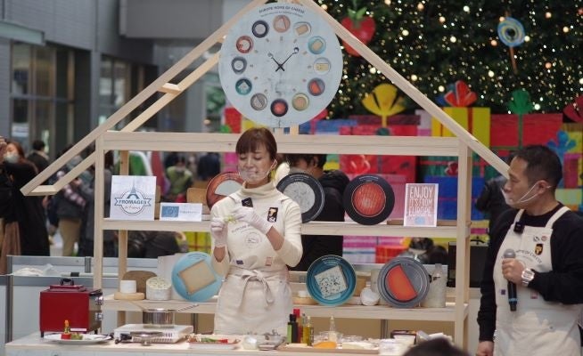 昨年度の「フレンチチーズタウン2021の様子から