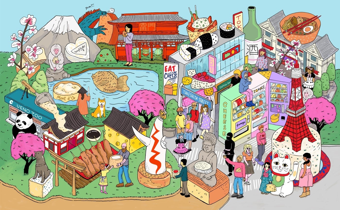 フランス産チーズを探せ