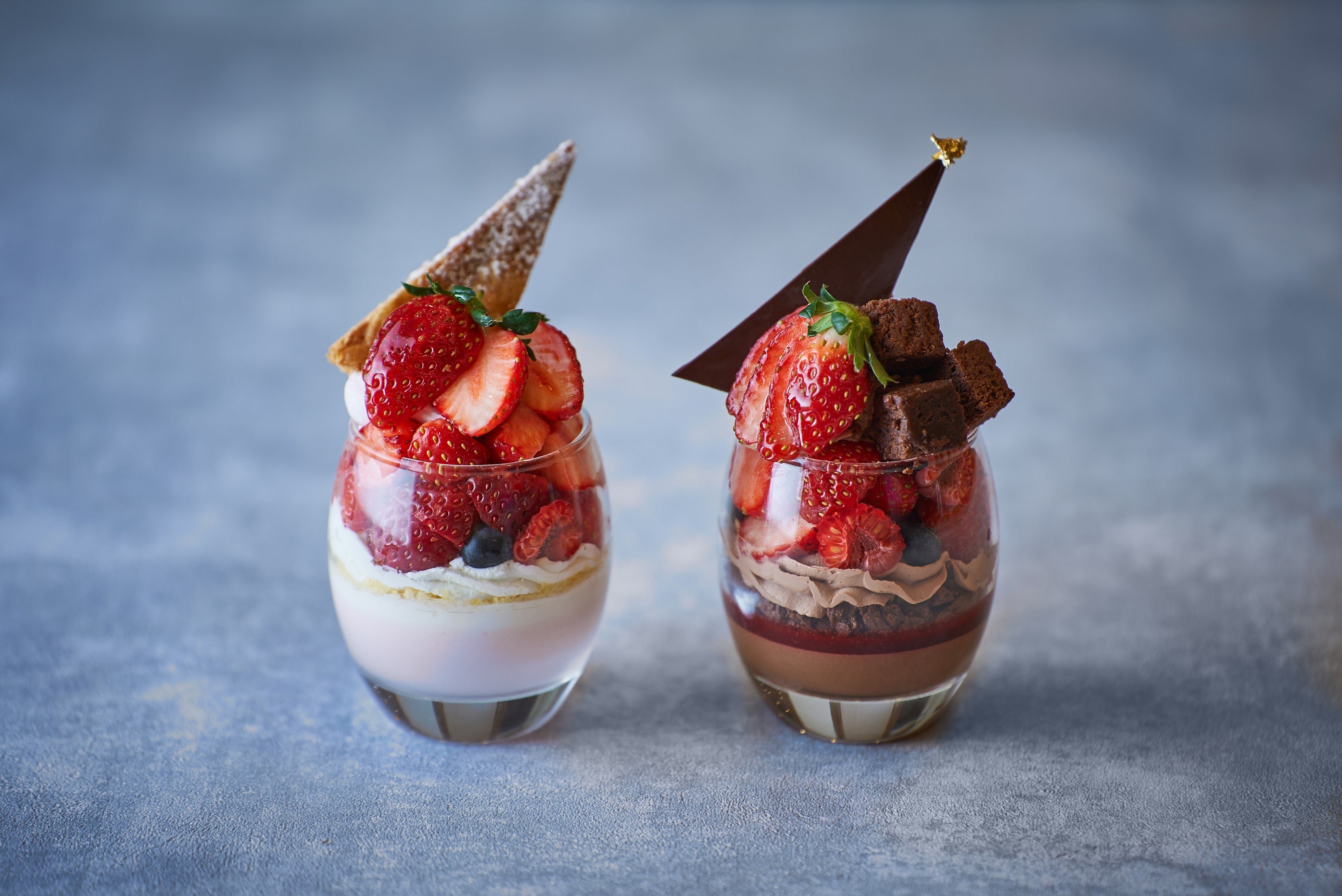 （左より）ストロベリーミルク・ストロベリーショコラ