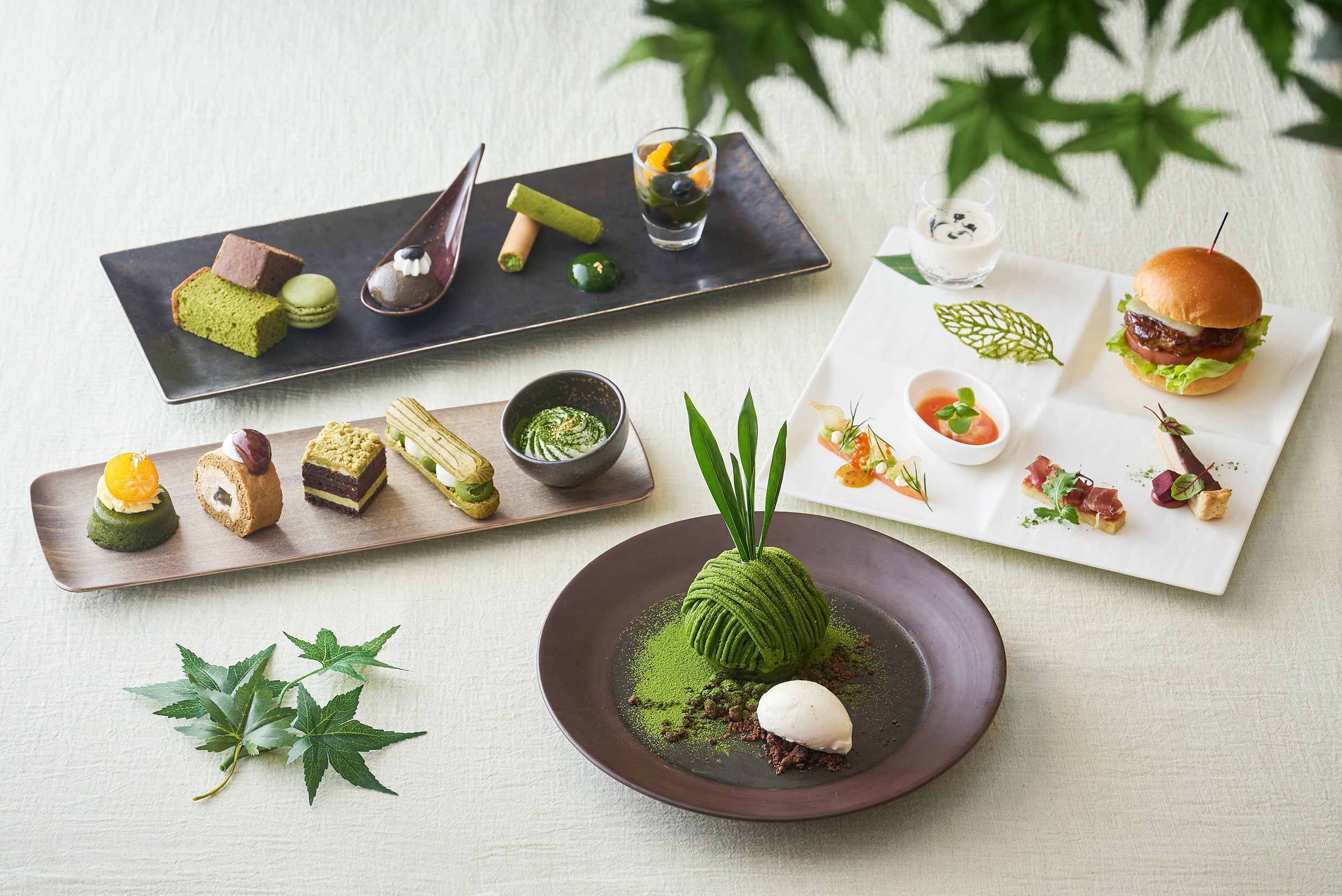  スイーツのコース料理　『宇治茶のスイーツコース』　