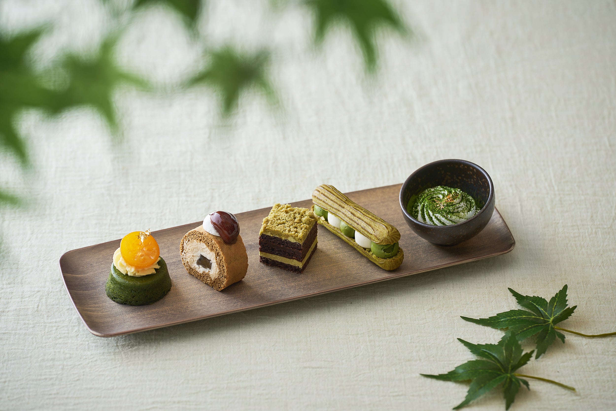 『宇治茶のスイーツコース』　バラエティーデザート
