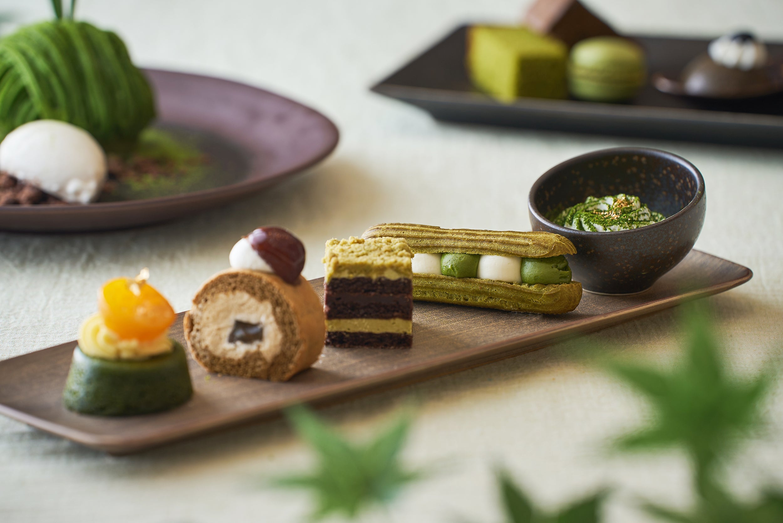 『宇治茶のスイーツコース』　バラエティーデザート