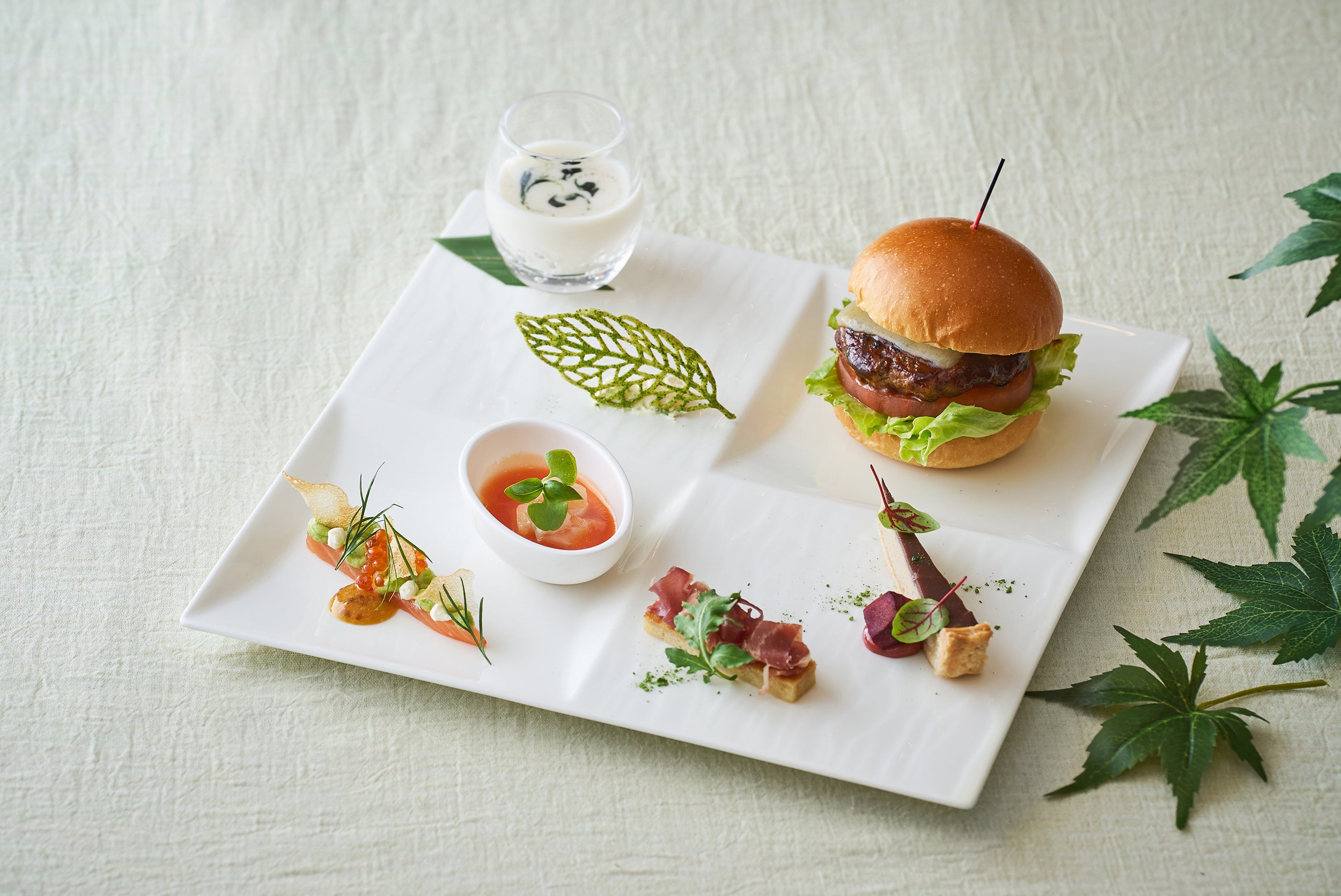 『宇治茶のスイーツコース』　セイボリー