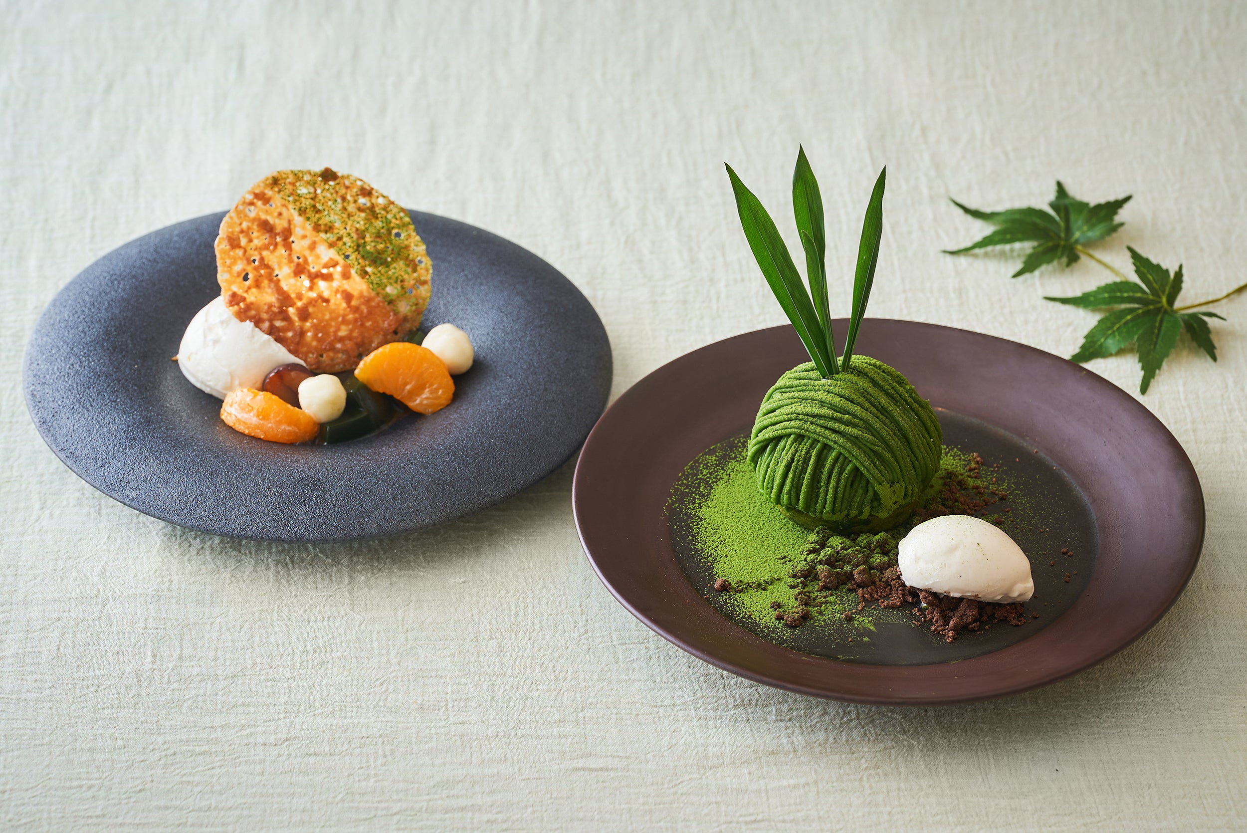 『宇治茶のスイーツコース』　グランデザート