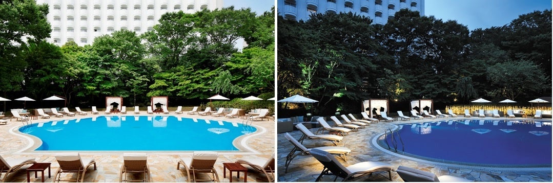 ダイヤモンドプール　デイプール（左）、ナイトプール（左）