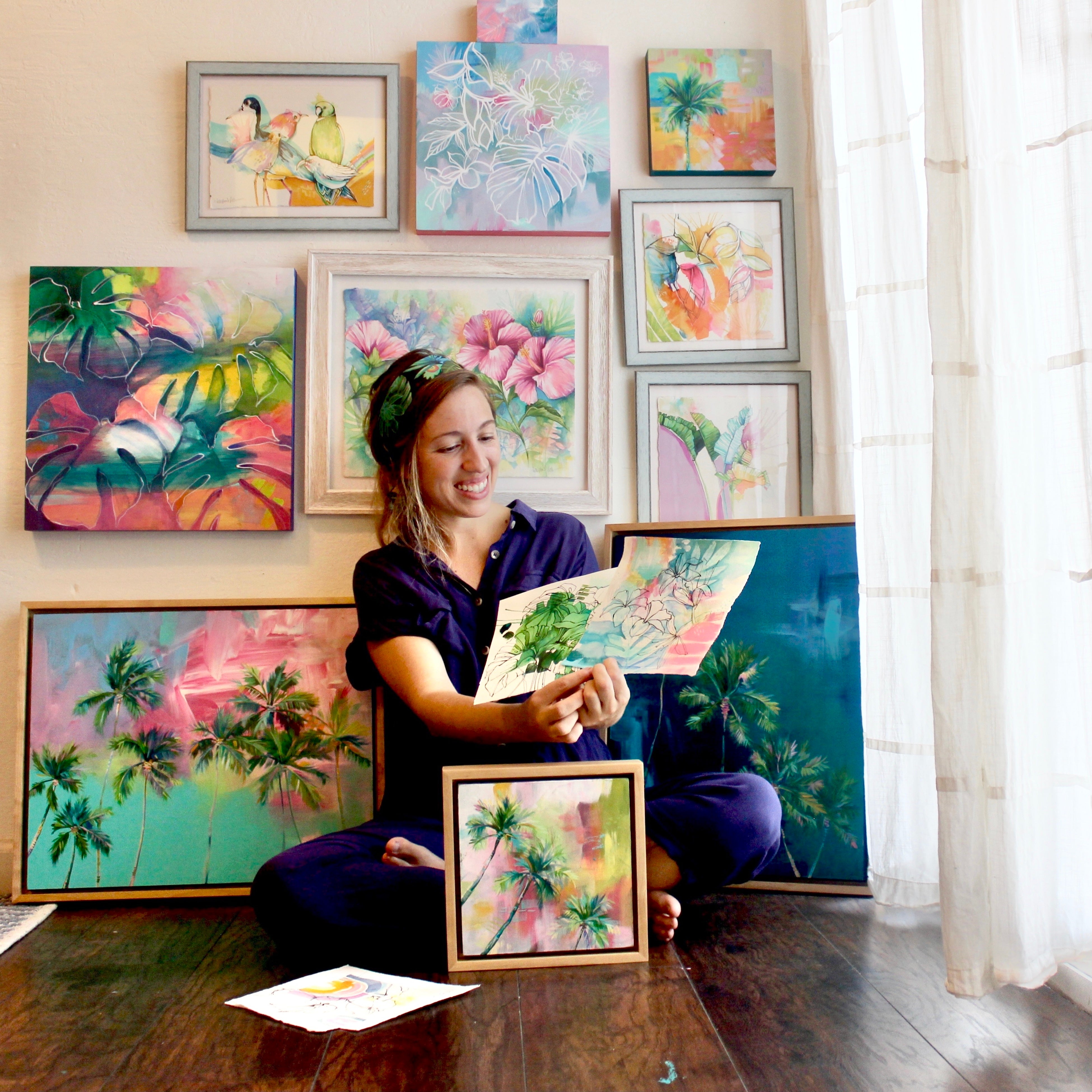 ハワイ出身のアーティスト、Lauren Roth氏