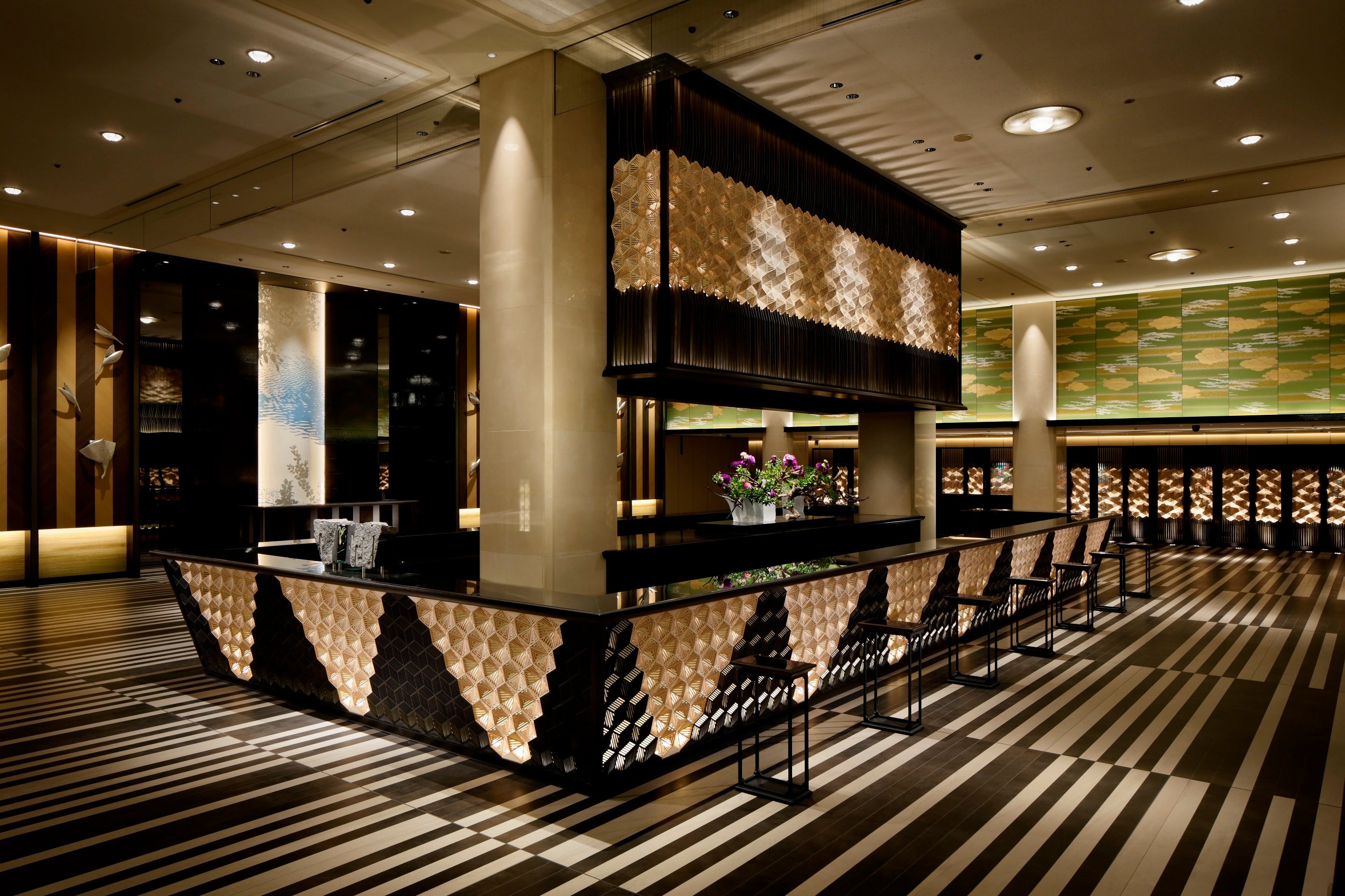 2016年にリニューアルしたロビーエリア