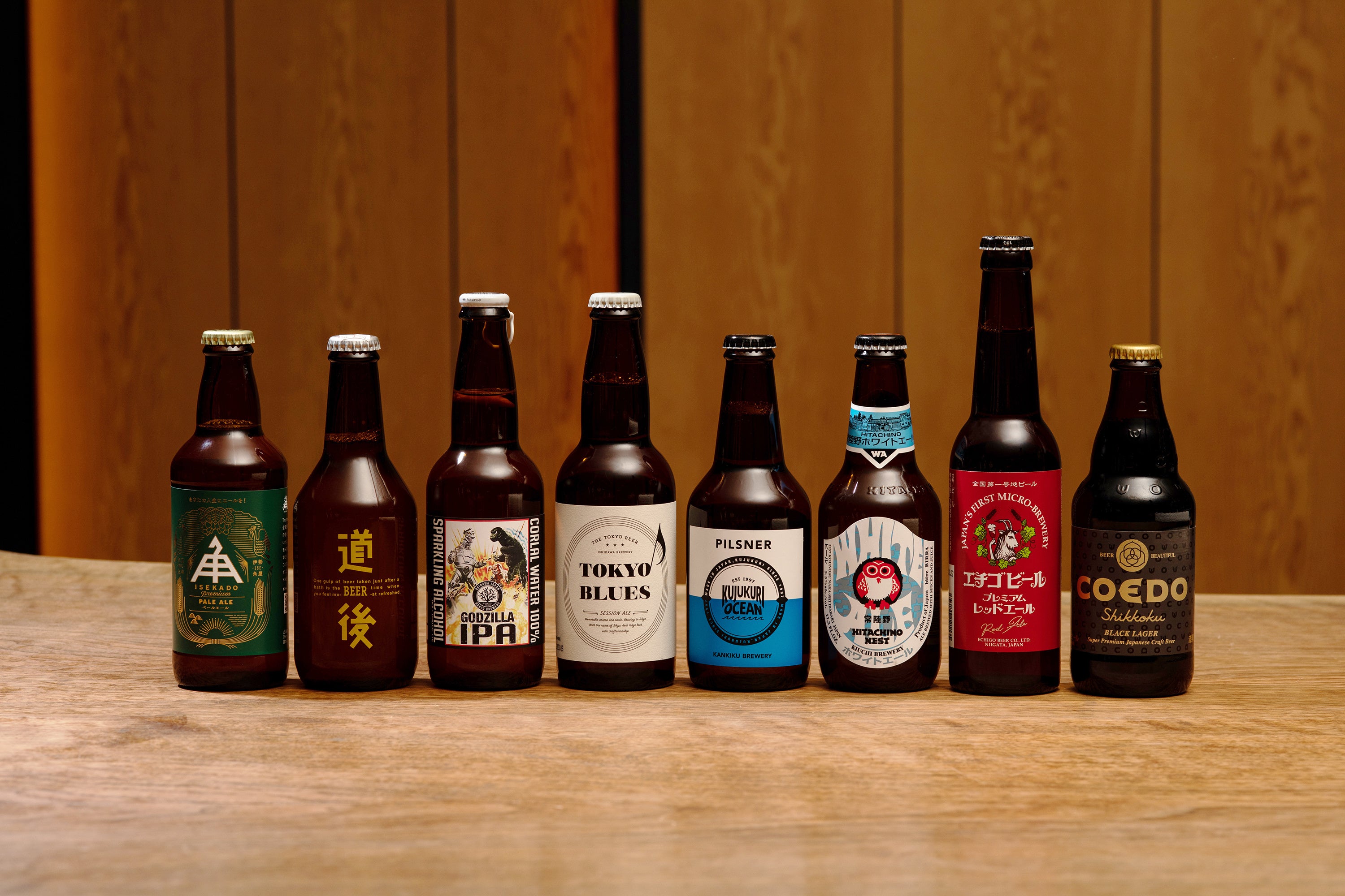 日本各地のクラフトビール（一部）（和ビストロ いちょう坂）