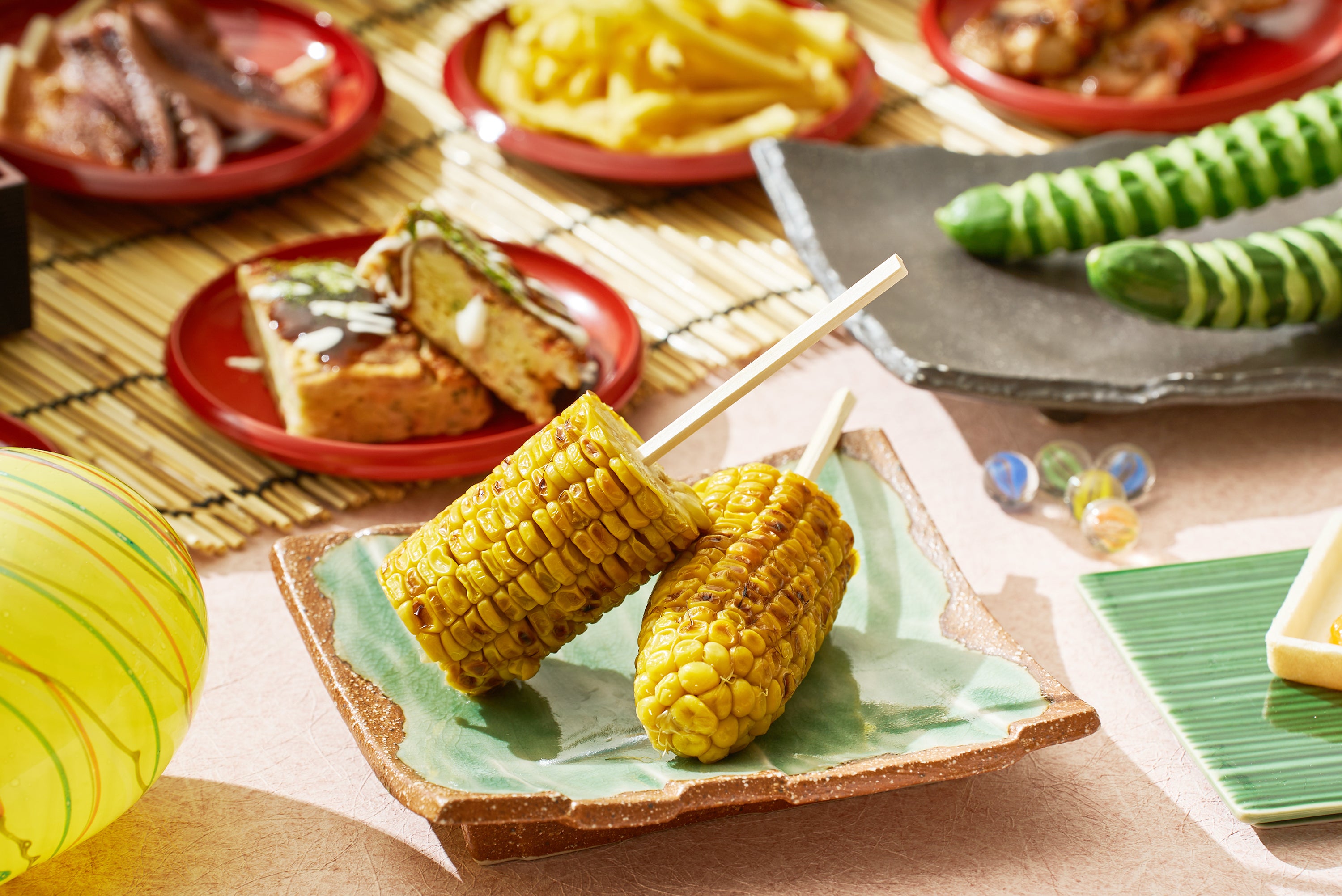 焼きとうもろこし