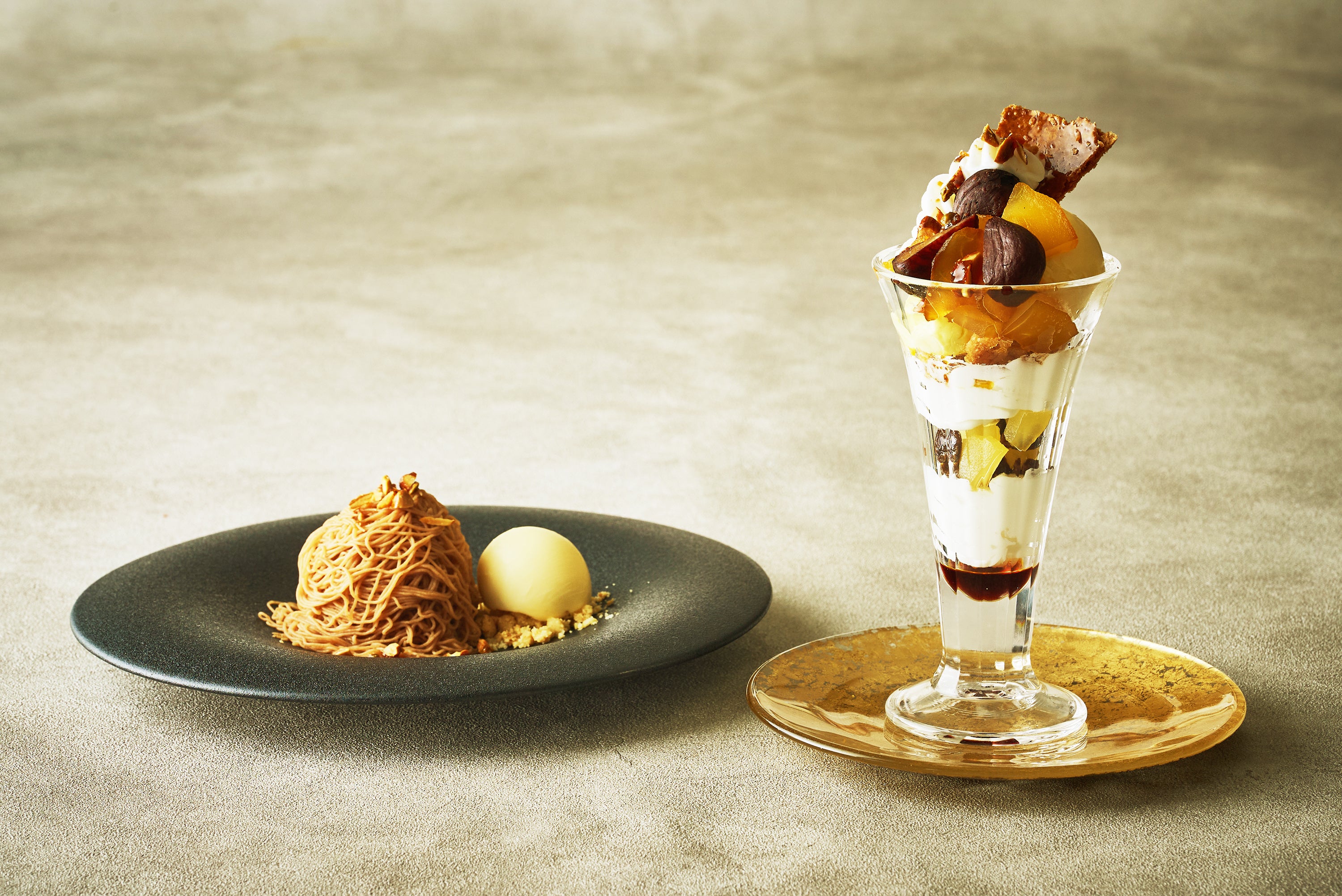 グランデザート（秋のスイーツコース『Marron & Caramel』_DINING & BAR TABLE 9 TOKYO）