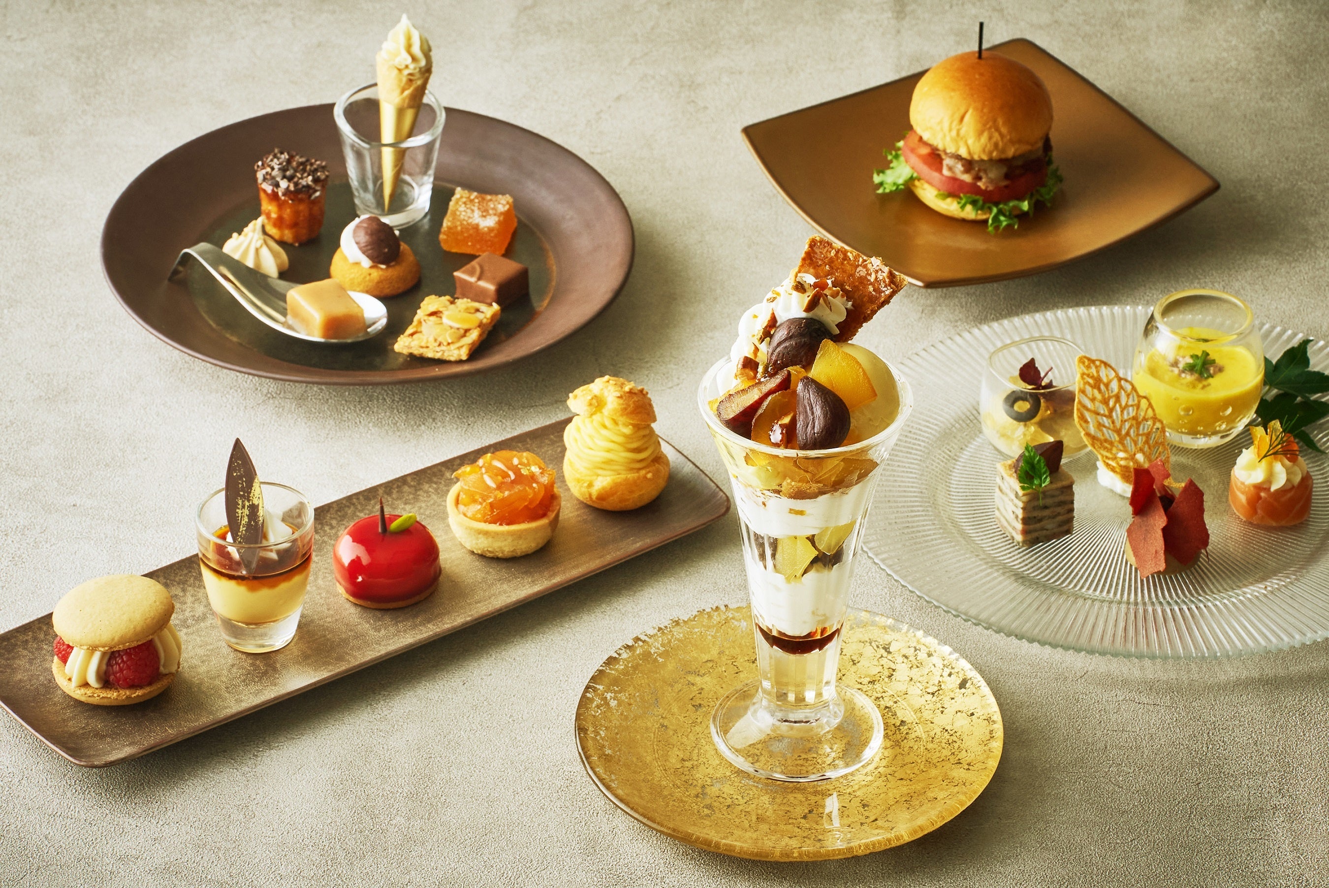 秋のスイーツコース『Marron & Caramel』（DINING & BAR TABLE 9 TOKYO）