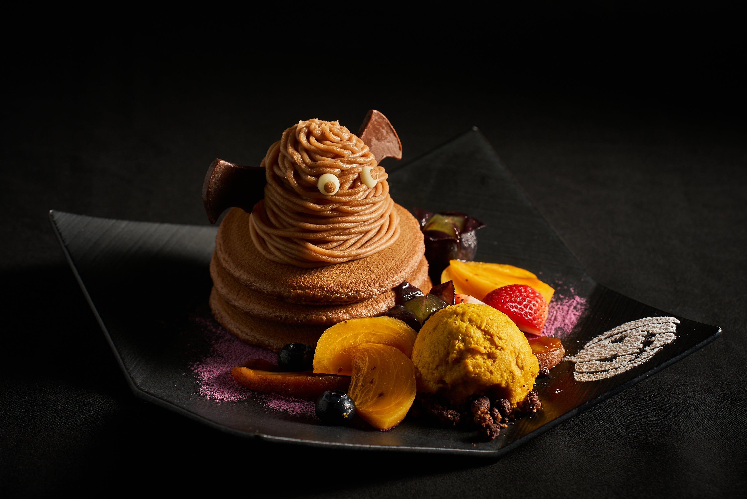 ハロウィーンパンケーキ