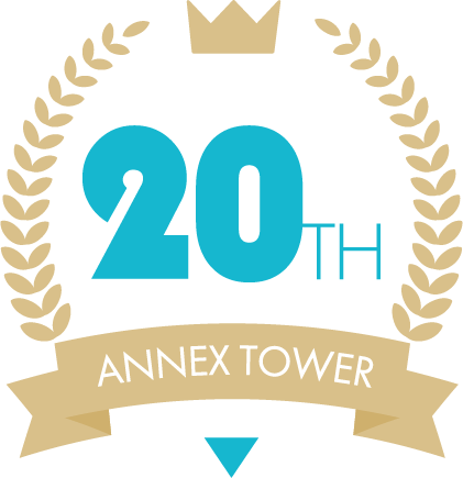 アネックスタワー 開業20周年（ロゴ）