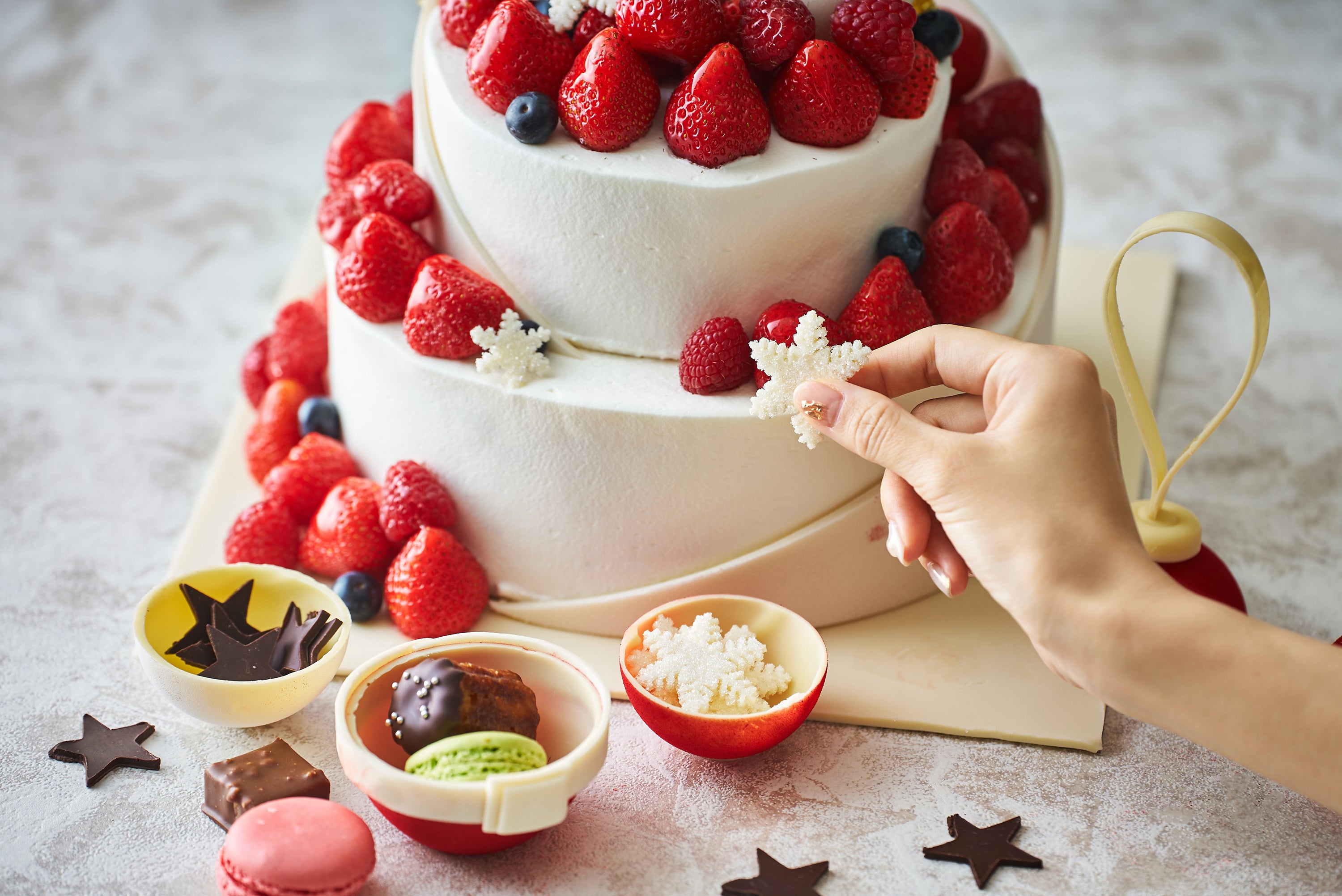 「Père Noël～マジカルサンタからの贈り物～」飾り付けの様子