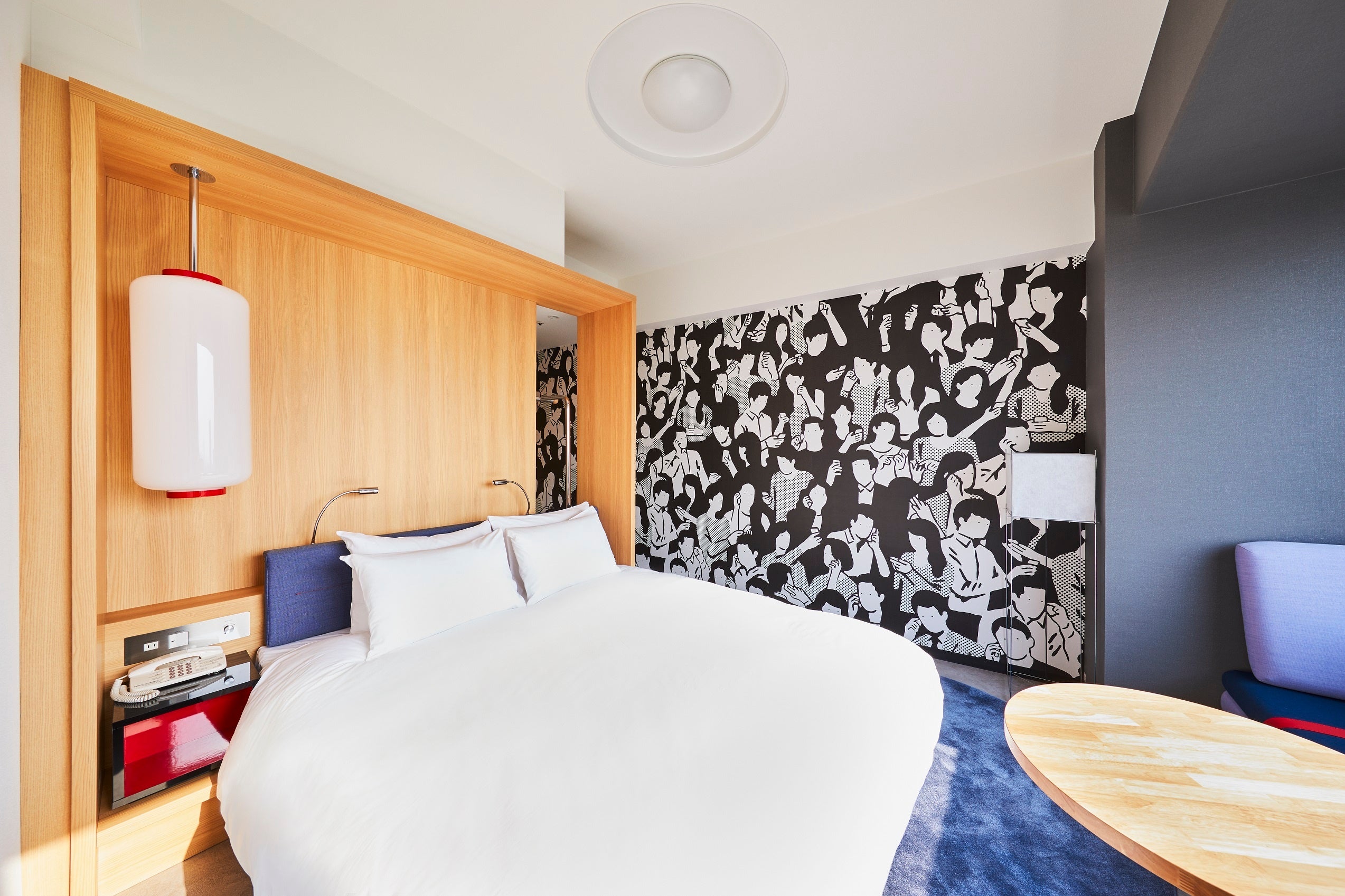 【ミレニアルダブル】遊び心あふれる内装デザインを施したお部屋（品川プリンスホテル）