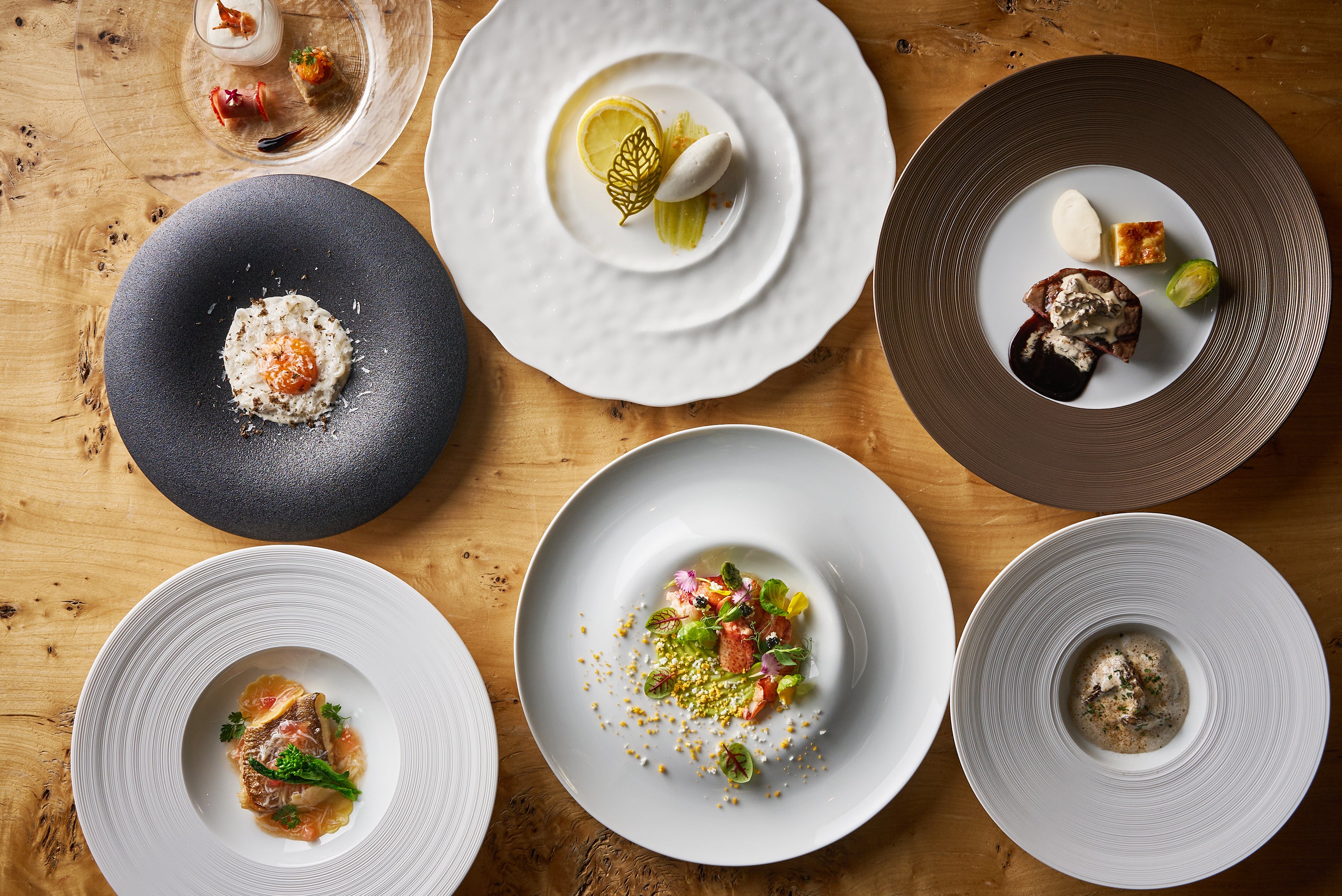 『DINING & BAR TABLE 9 TOKYO』で提供するスペシャリティディナー（品川プリンスホテル）