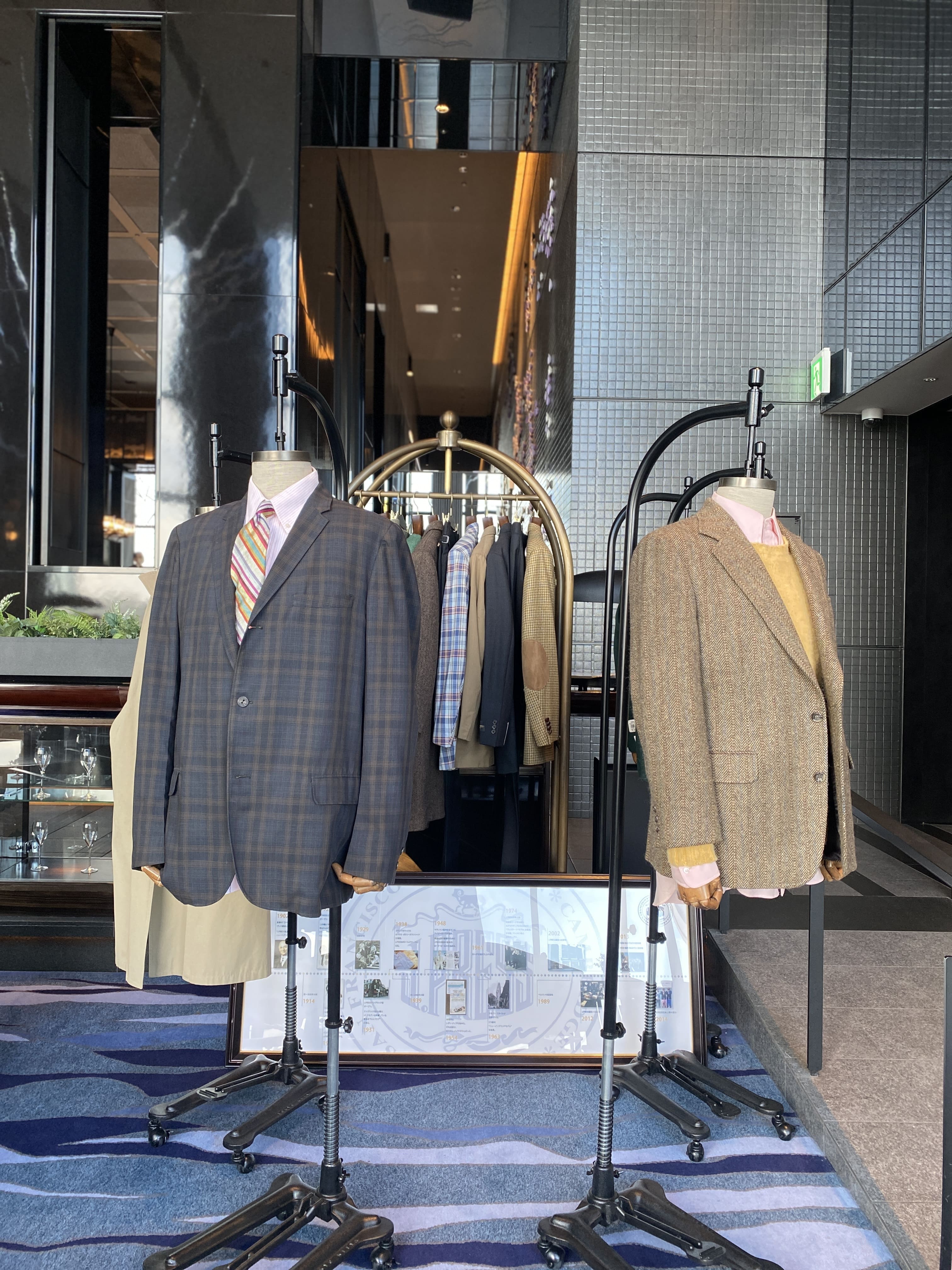 アーカイブ商品の展示をはじめとした装飾（品川プリンスホテル）