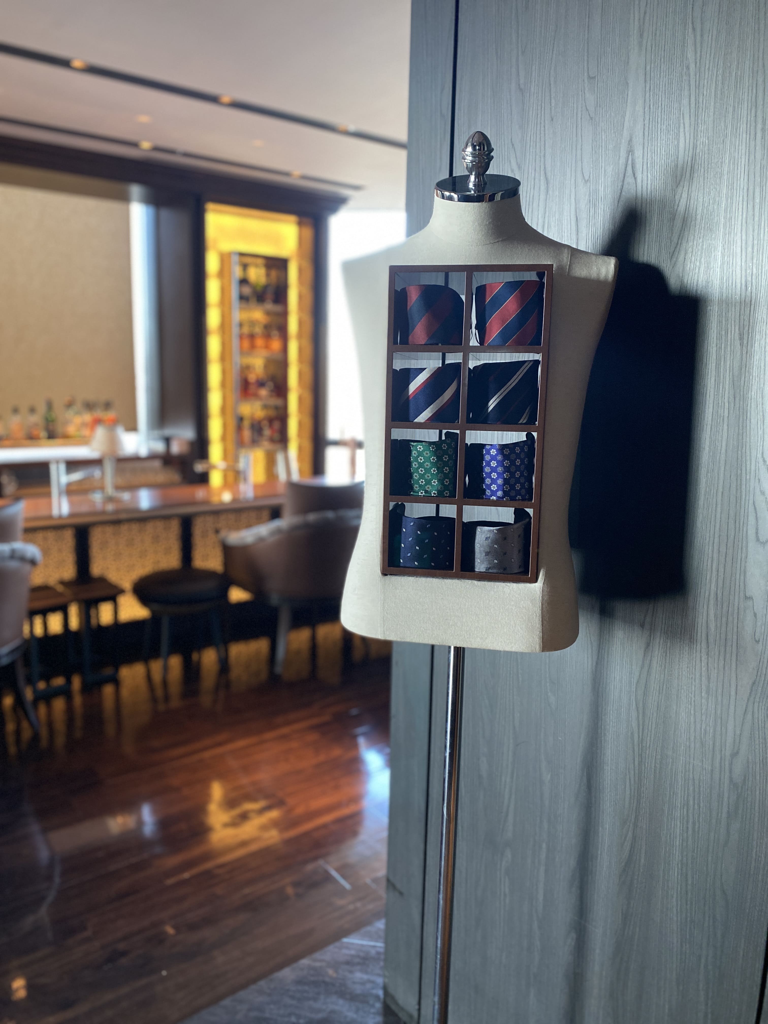 貴重なアーカイブ商品の展示（品川プリンスホテル）