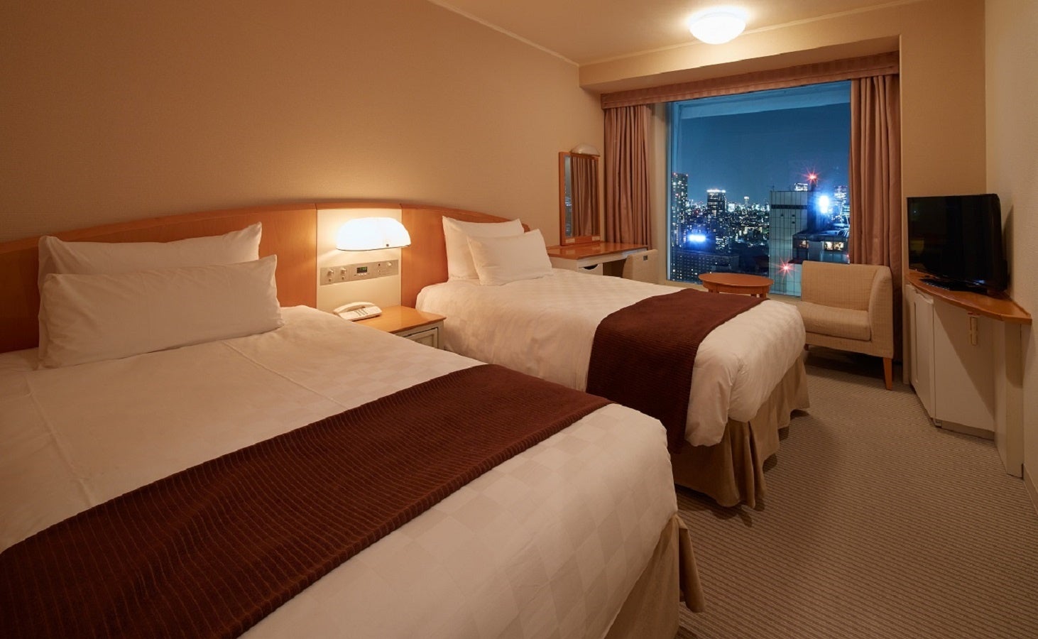 お部屋でゆったりと寛ぎの時間を（品川プリンスホテル）