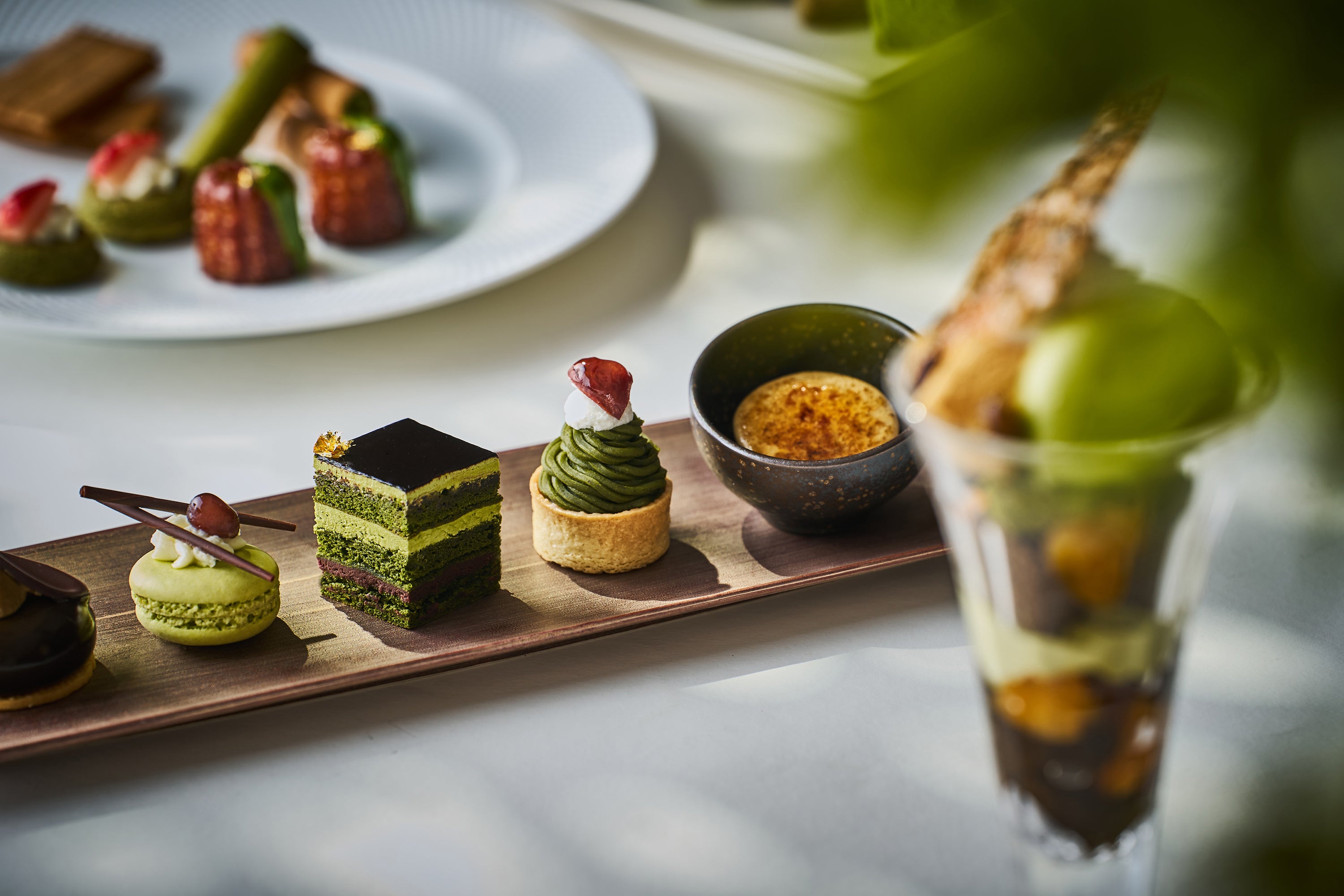 3種の宇治茶のアフタヌーンティースイーツコース（品川プリンスホテル）