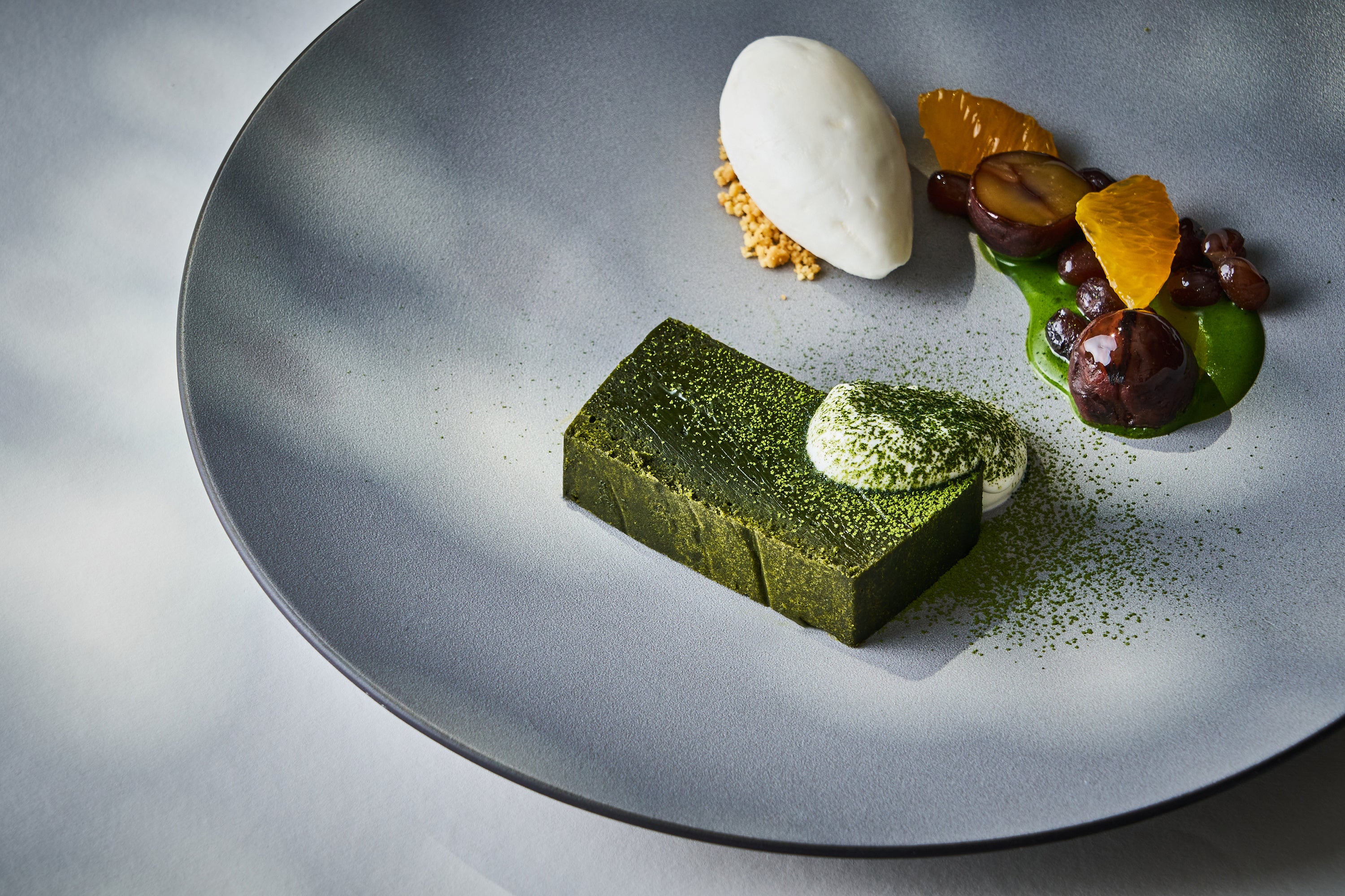 グランデザート「抹茶テリーヌショコラ」（品川プリンスホテル）