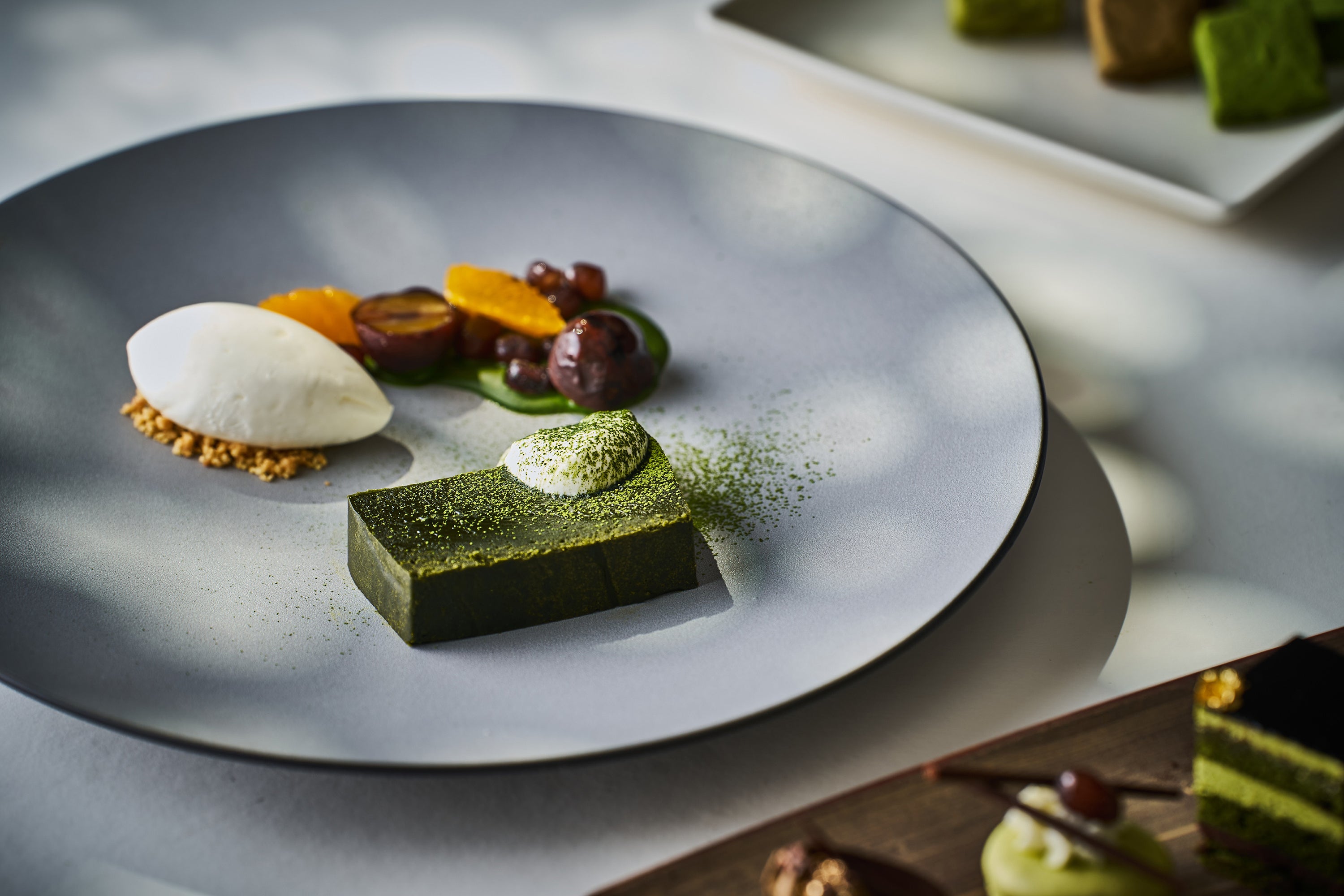 3種の宇治茶のアフタヌーンティースイーツコース（DINING & BAR TABLE 9 TOKYO）