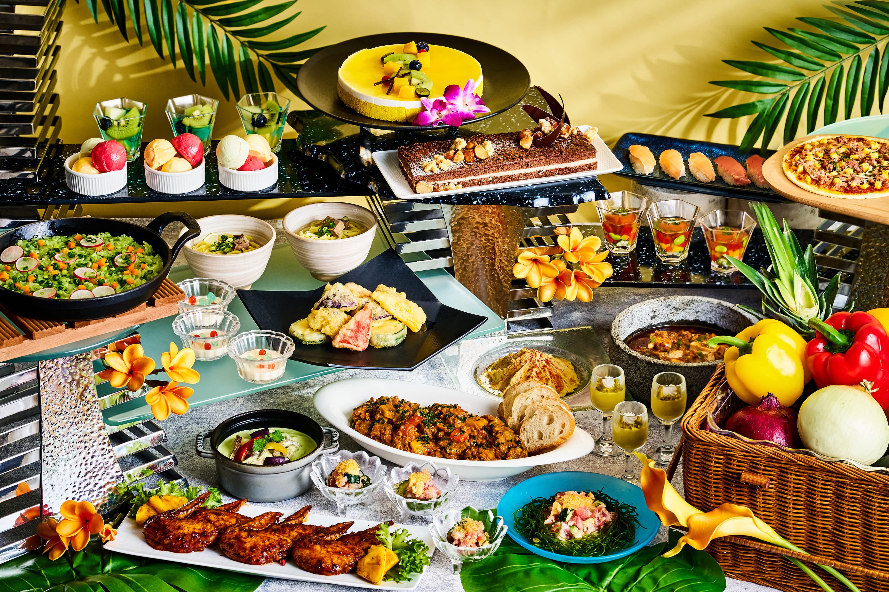 ランチブッフェ　メニュー（品川プリンスホテル「LUXE DINING HAPUNA」）