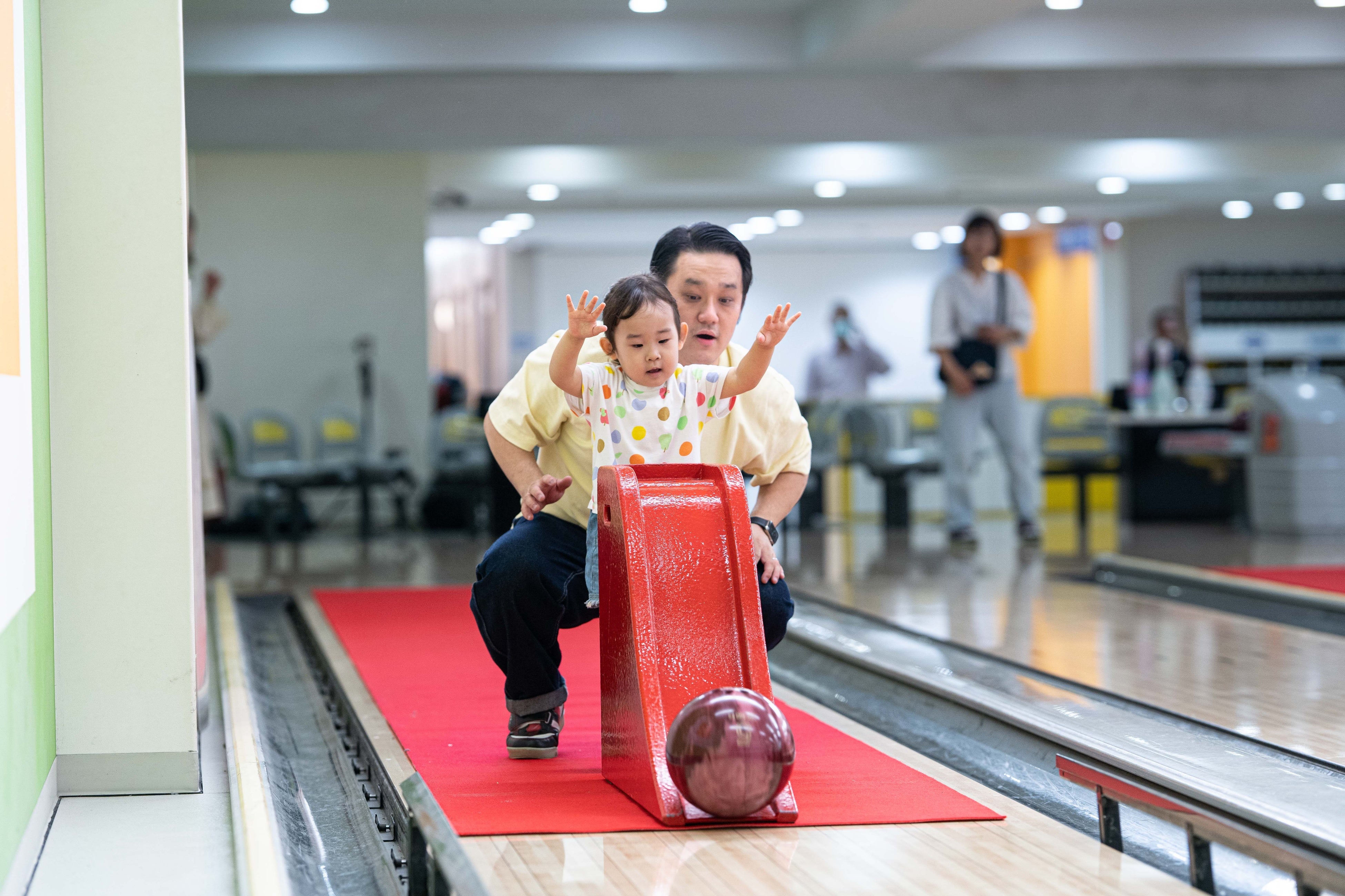 ボールを転がす滑り台もご用意（品川プリンスホテル）