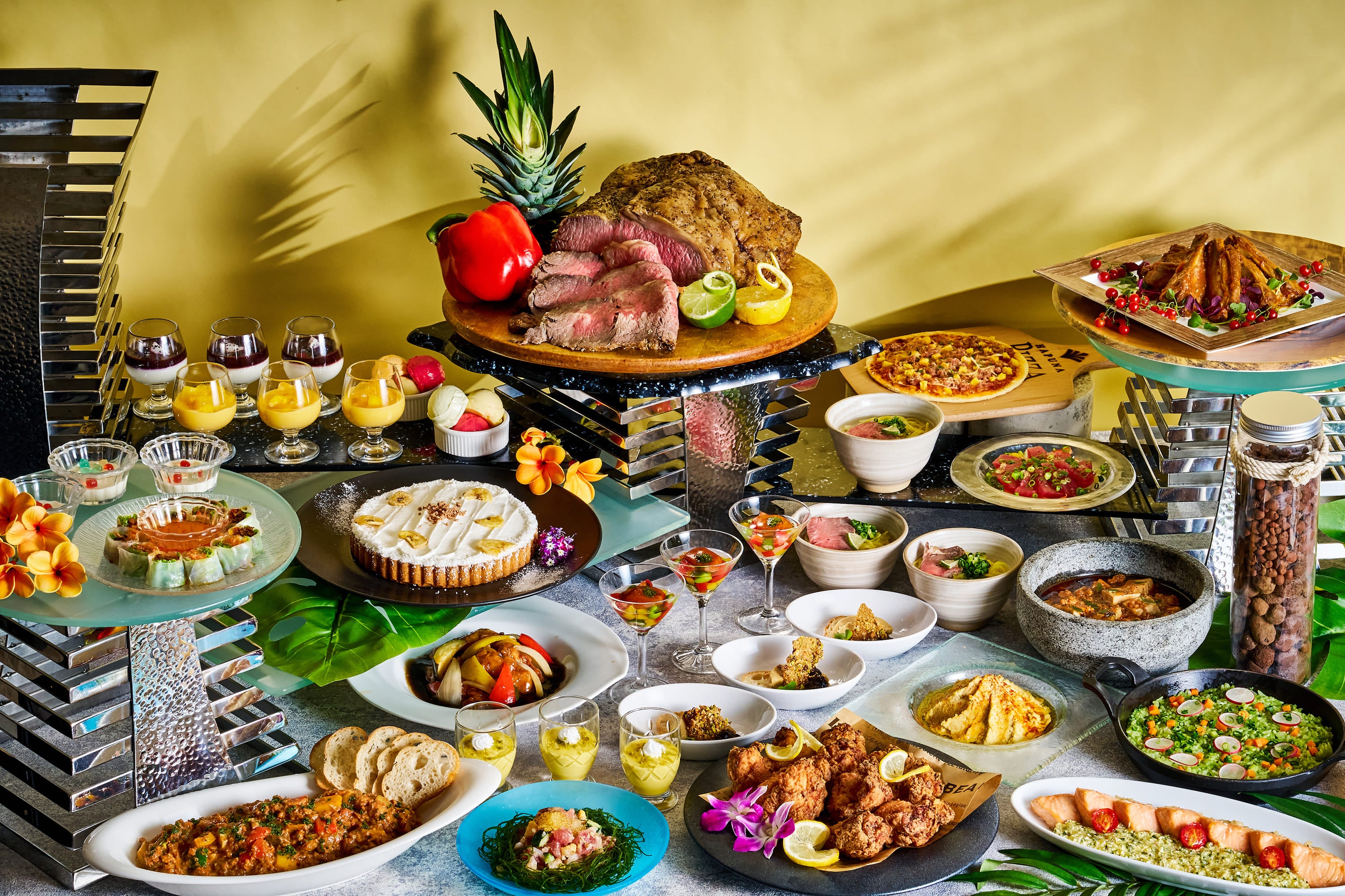 ディナーブッフェ（品川プリンスホテル「LUXE DINING HAPUNA」）