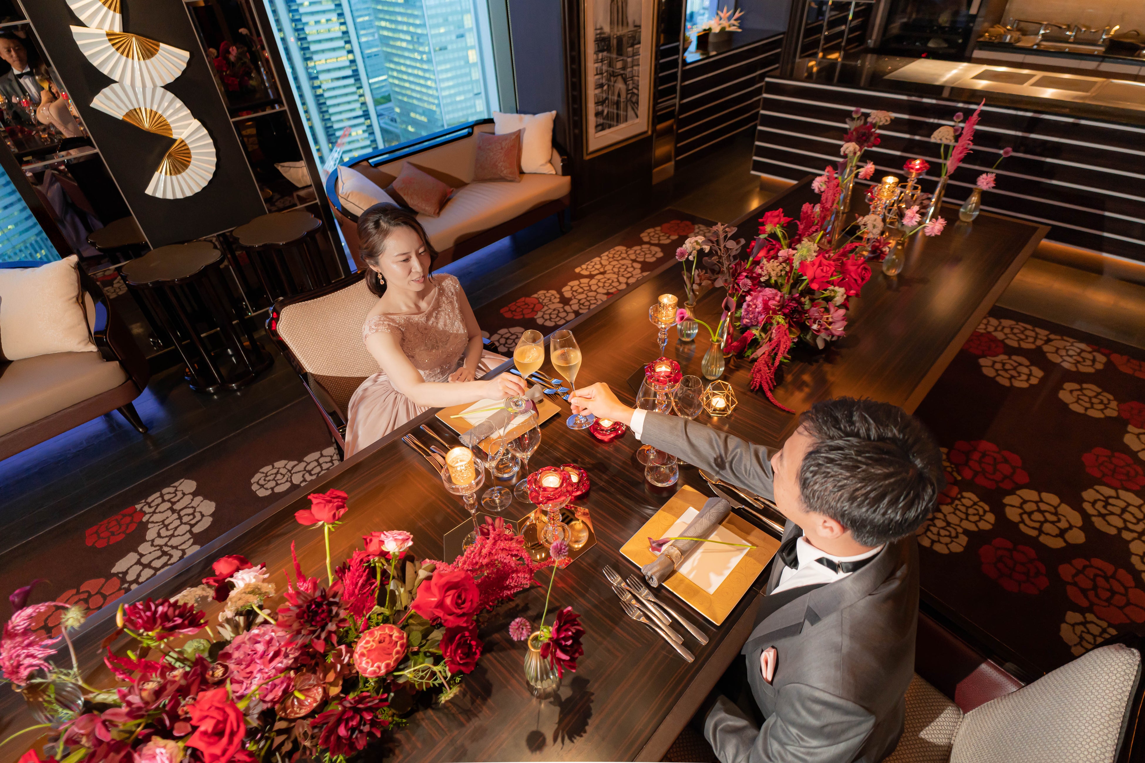 個室「CHEF’S TABLE」で過ごす1日1組2名さま限定のプラン『Profusion』（品川プリンスホテル）