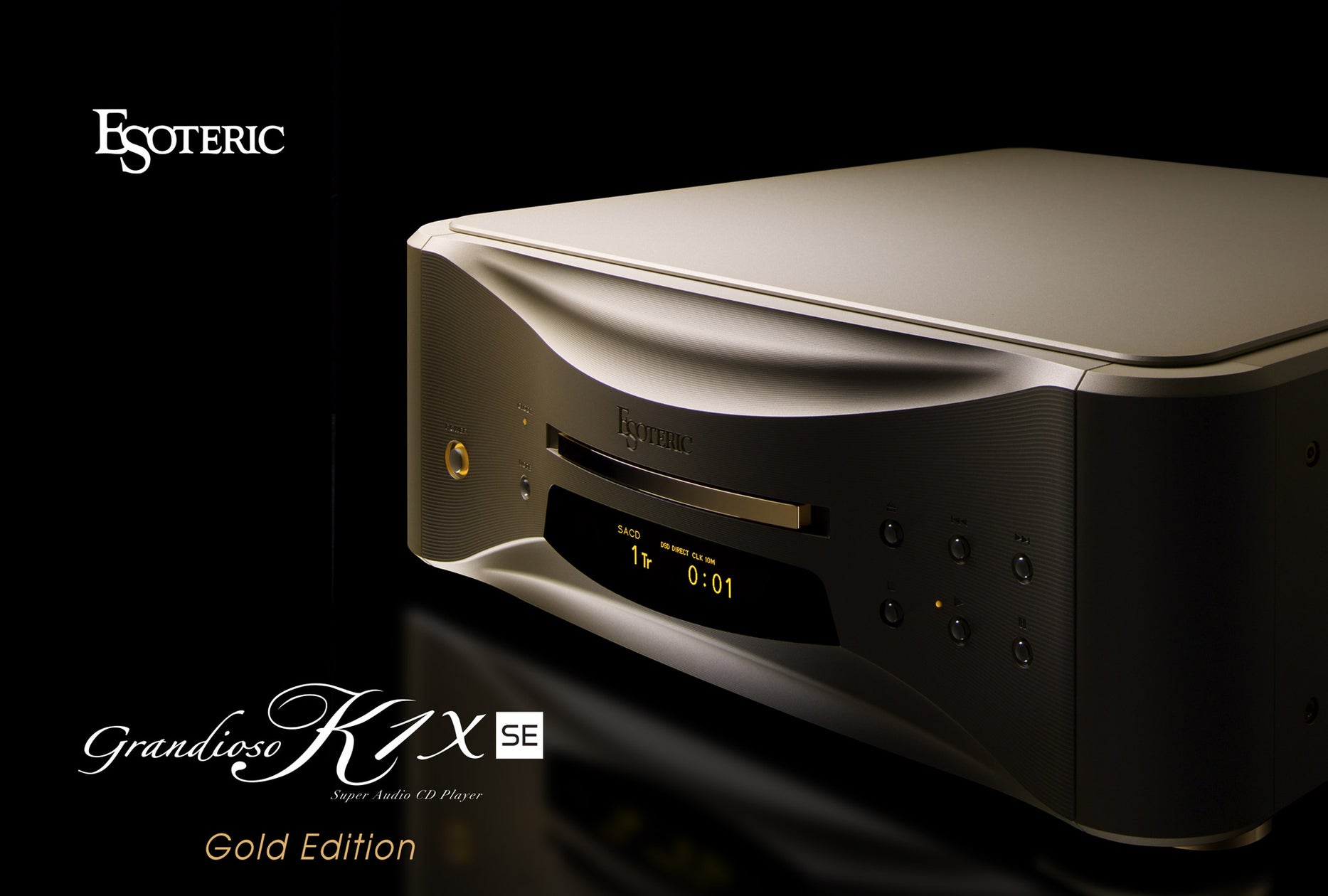 Grandioso K1X SEのゴールド仕上げモデル、全世界30台限定発売。