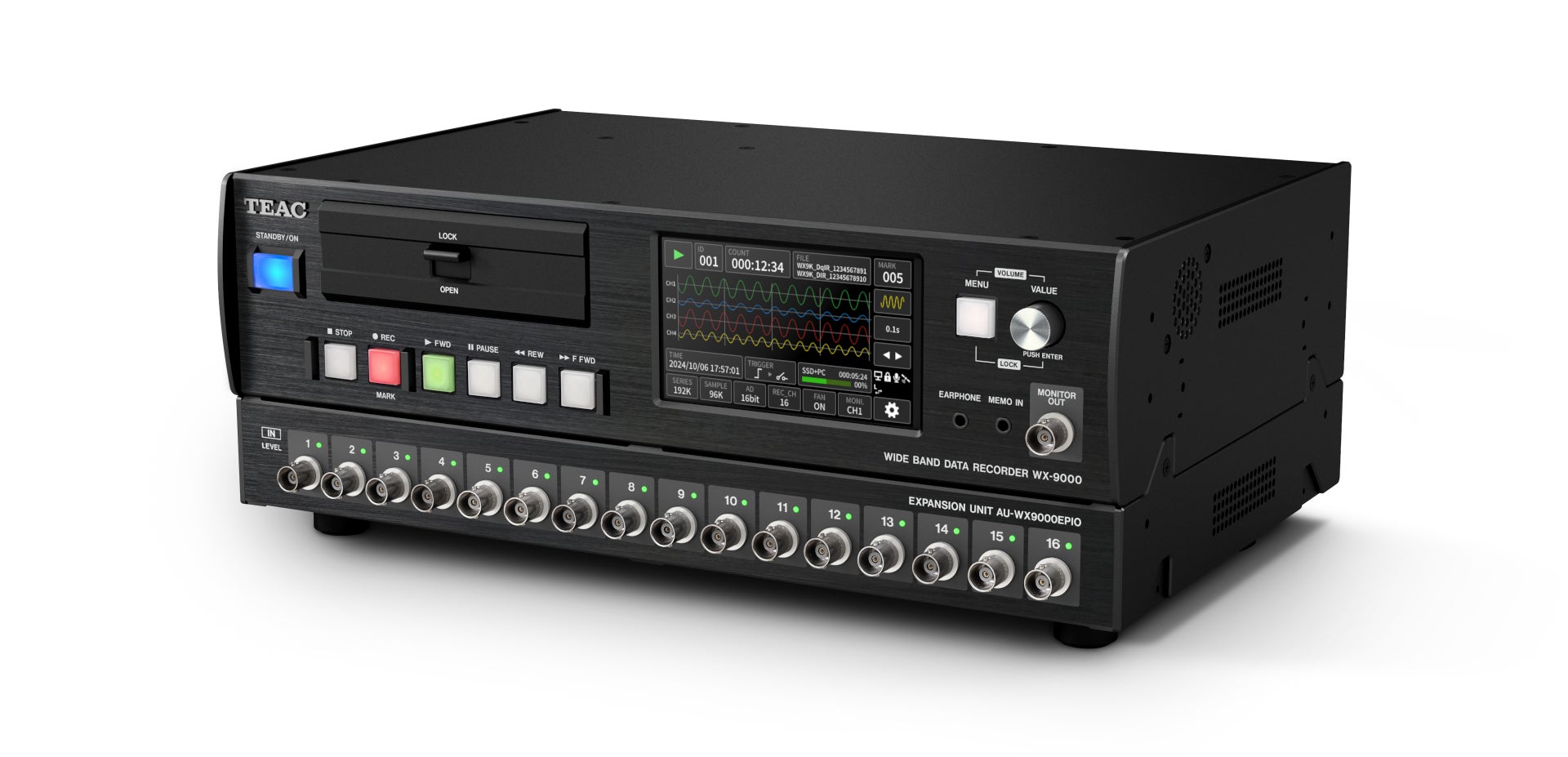 ワイドバンドデータレコーダー『WX-9000シリーズ』を発売