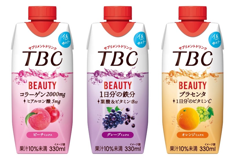TBC コラーゲン ピーチミックス/1日分の鉄分 グレープミックス TBC コラーゲン ピーチミックス/1日分の鉄分 グレープミックス