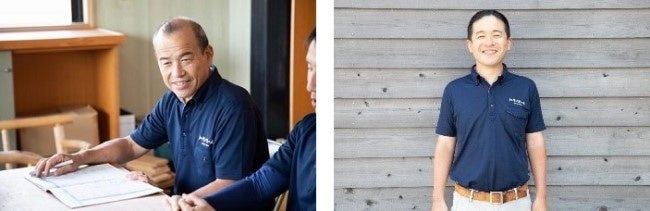 左から　波多野辰美様、波多野泰央様