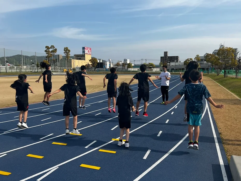 「走りの学校」練習風景