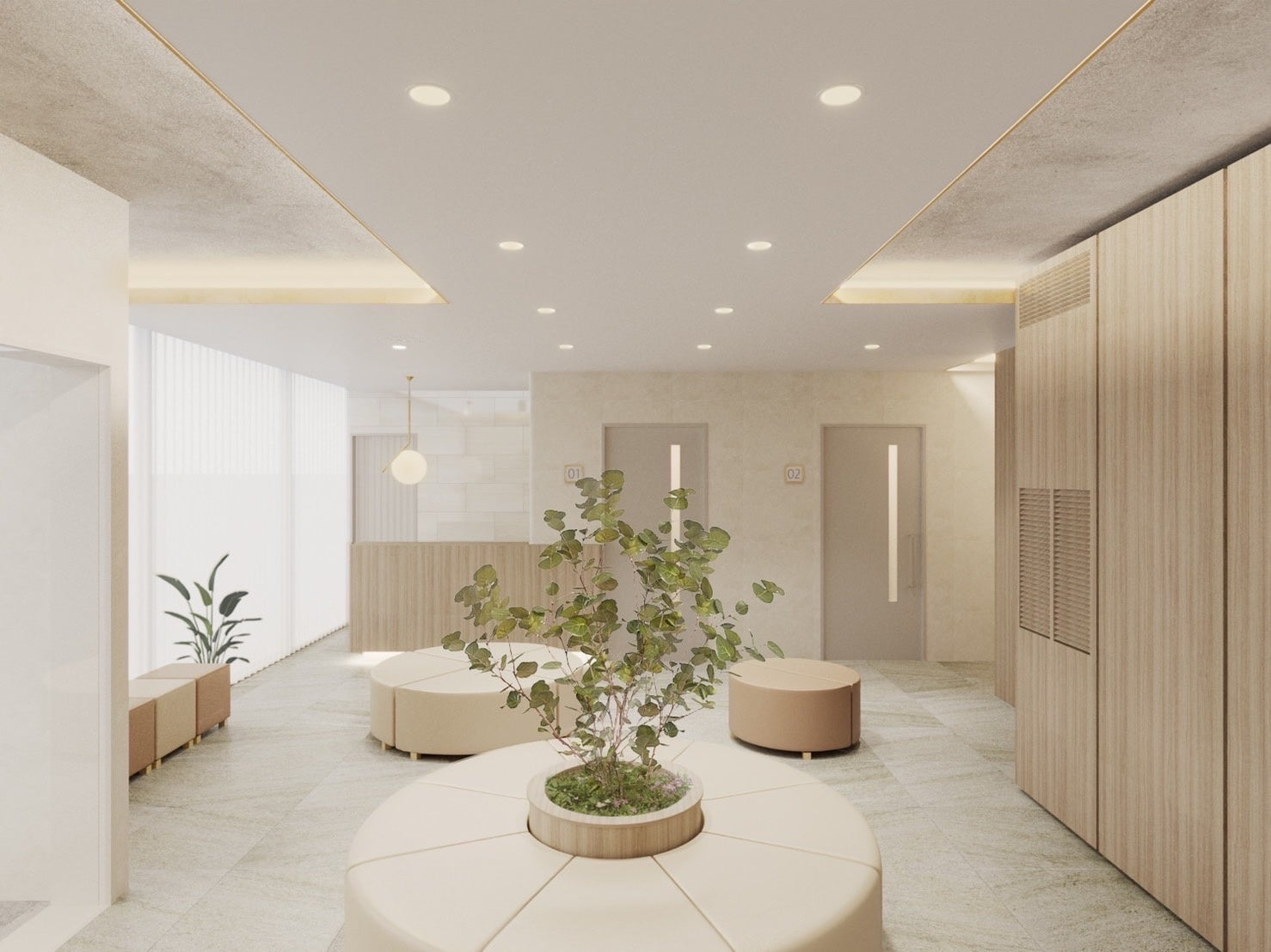 代官山ウィメンズクリニック 待合室