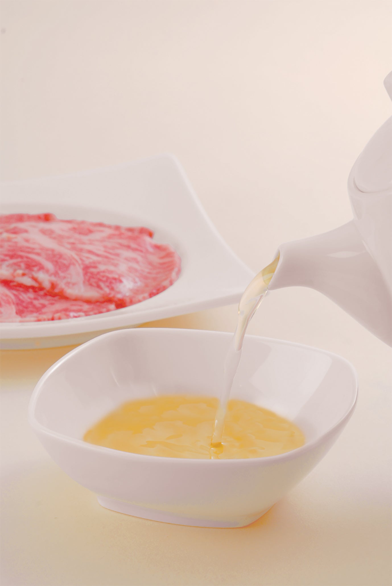 お出汁のようなつけたれ