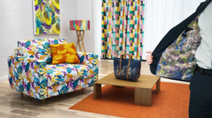 図4 様々な生地へプリントが可能（イメージ）