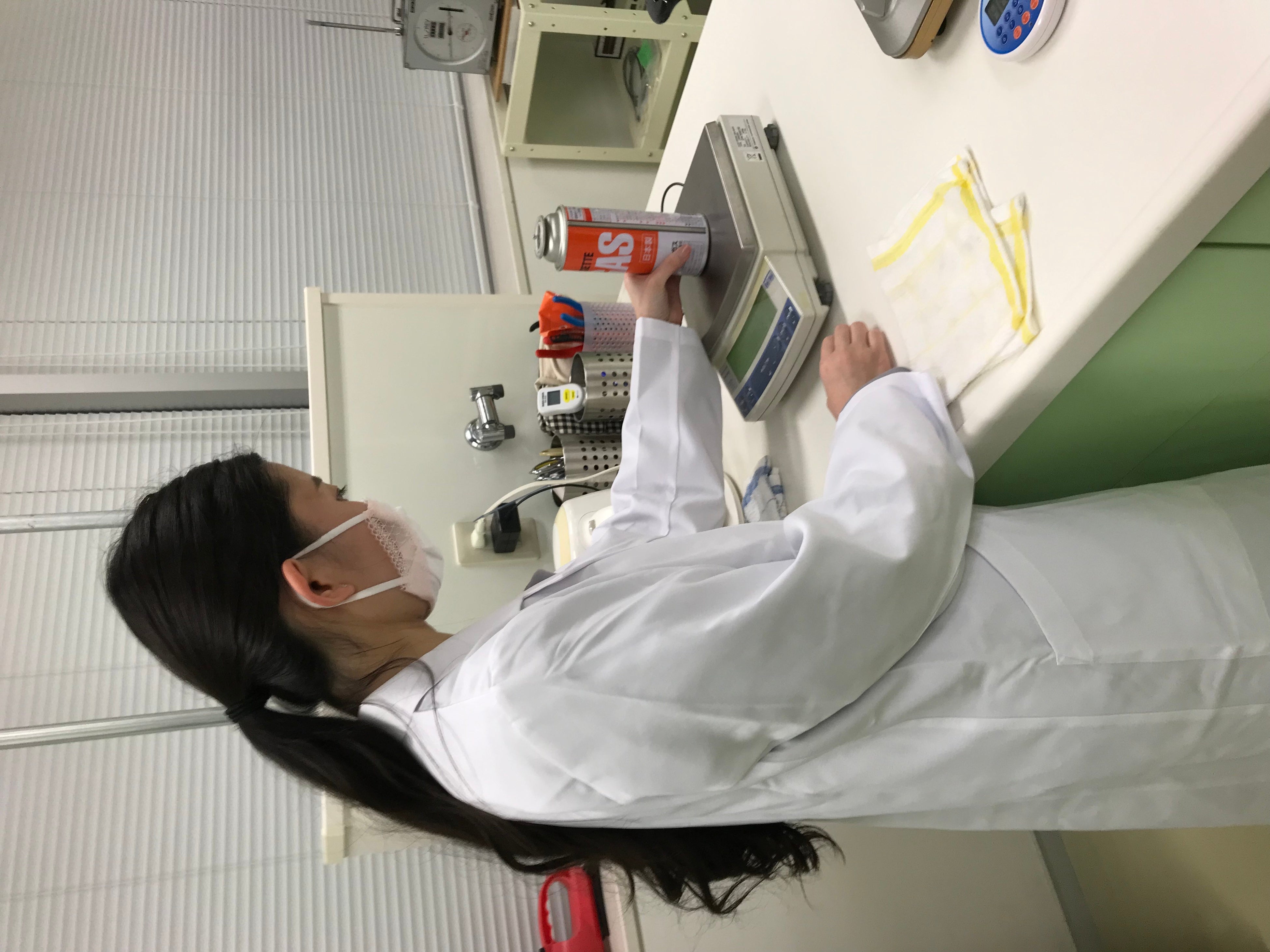 実験の様子（東京ガス都市生活研究所）